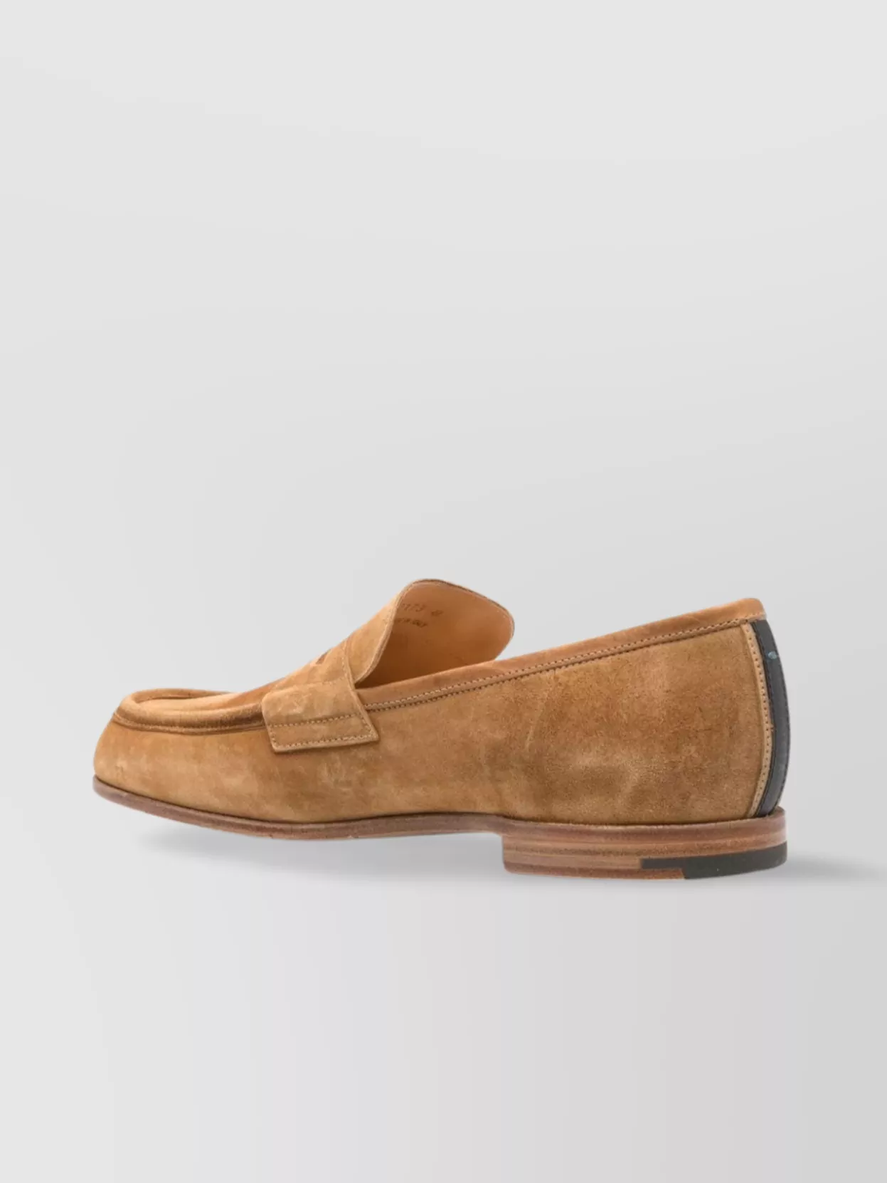 Shop Premiata Stacked Heel Suede Texture Loafers