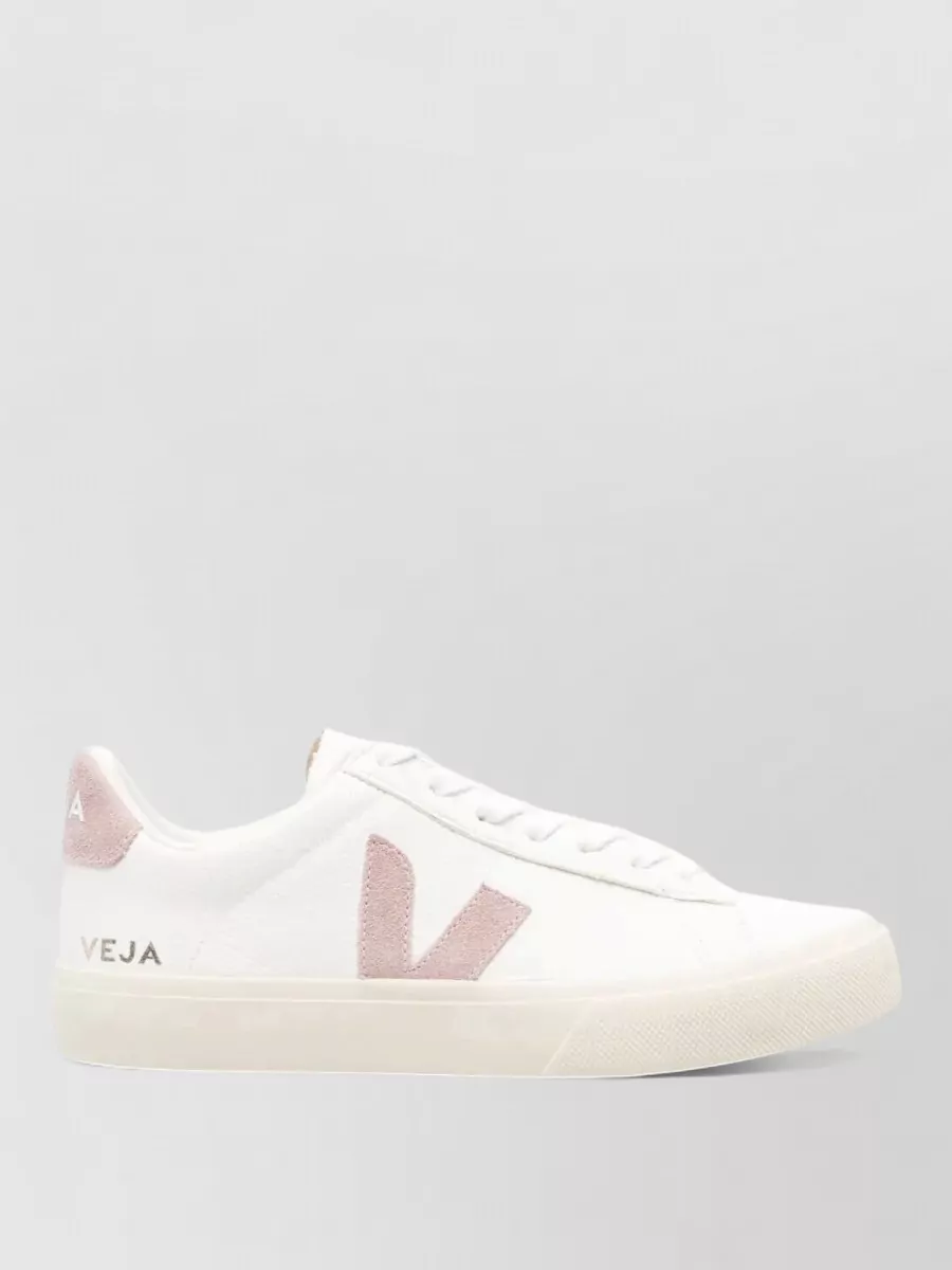 Veja synthetic leather lace-up sneakers
