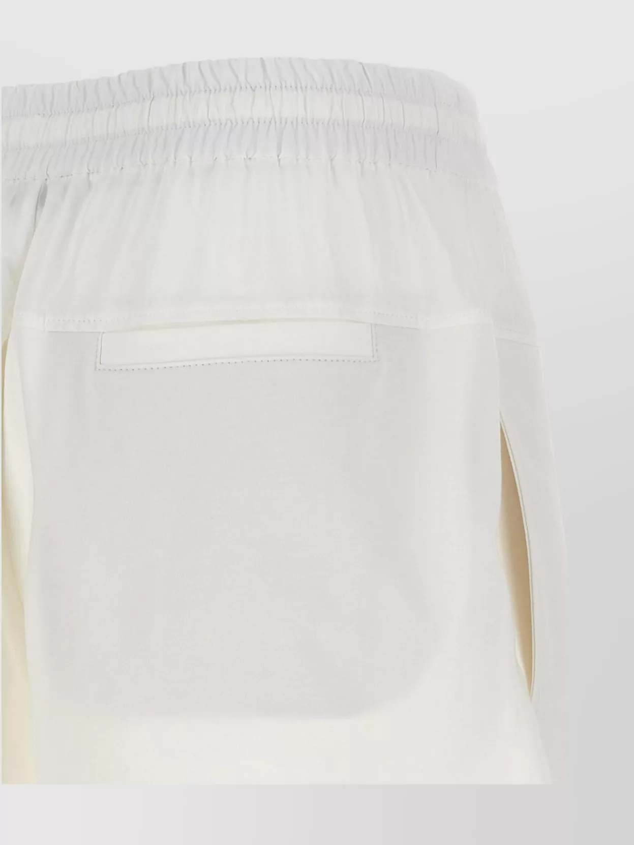 Brunello Cucinelli Paneled Track Bermuda And Short White