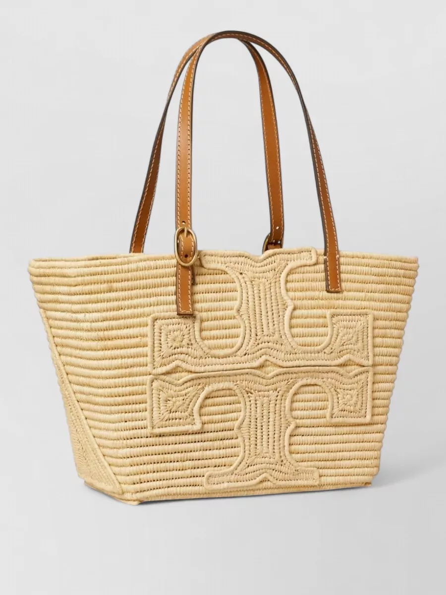 Tory Burch Ella Small Raffia Beach Bag