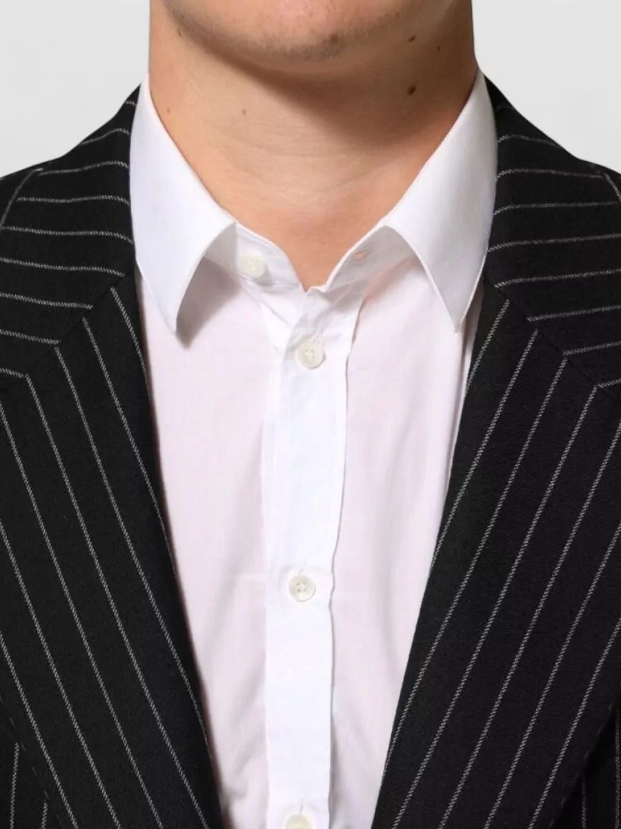 Dolce&Gabbana Striped Single-Breasted Suit Jacket