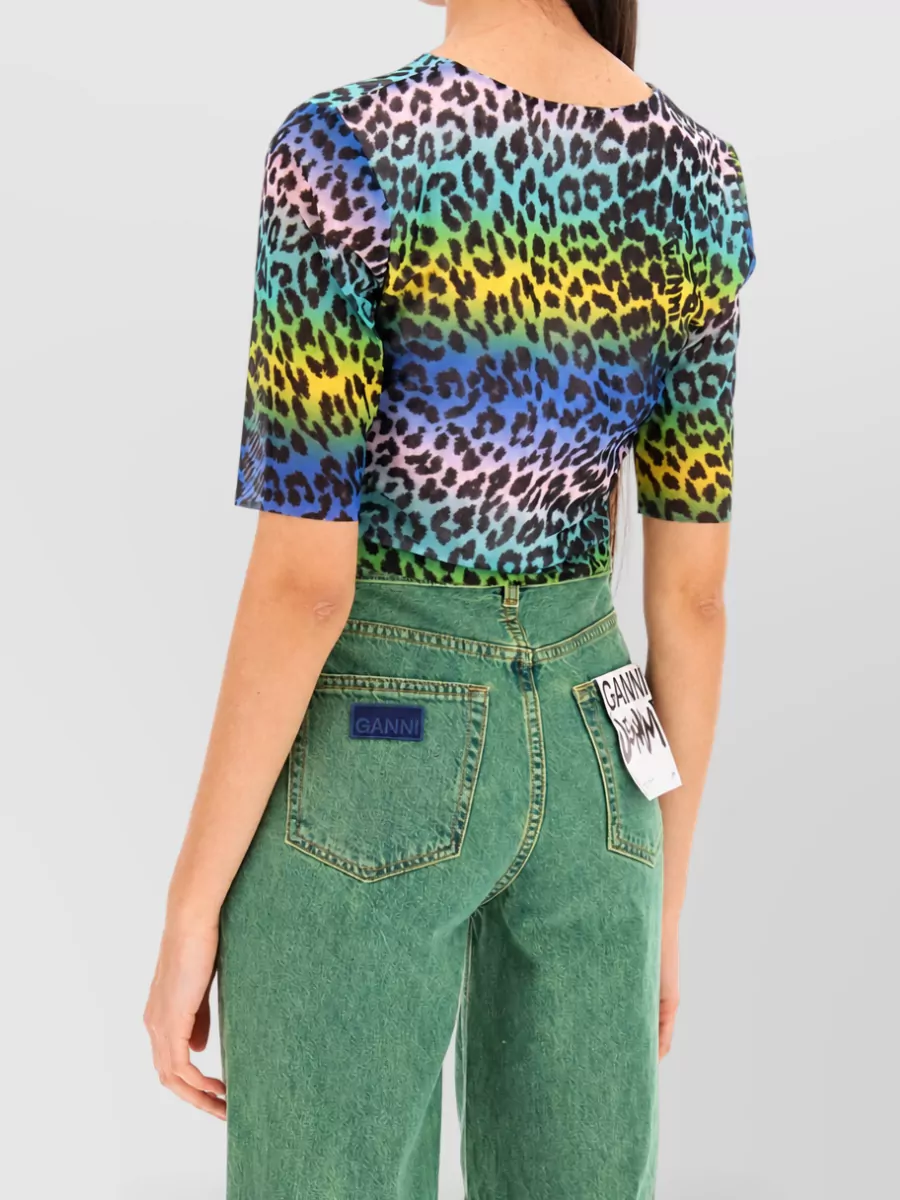 Ganni Printed Top