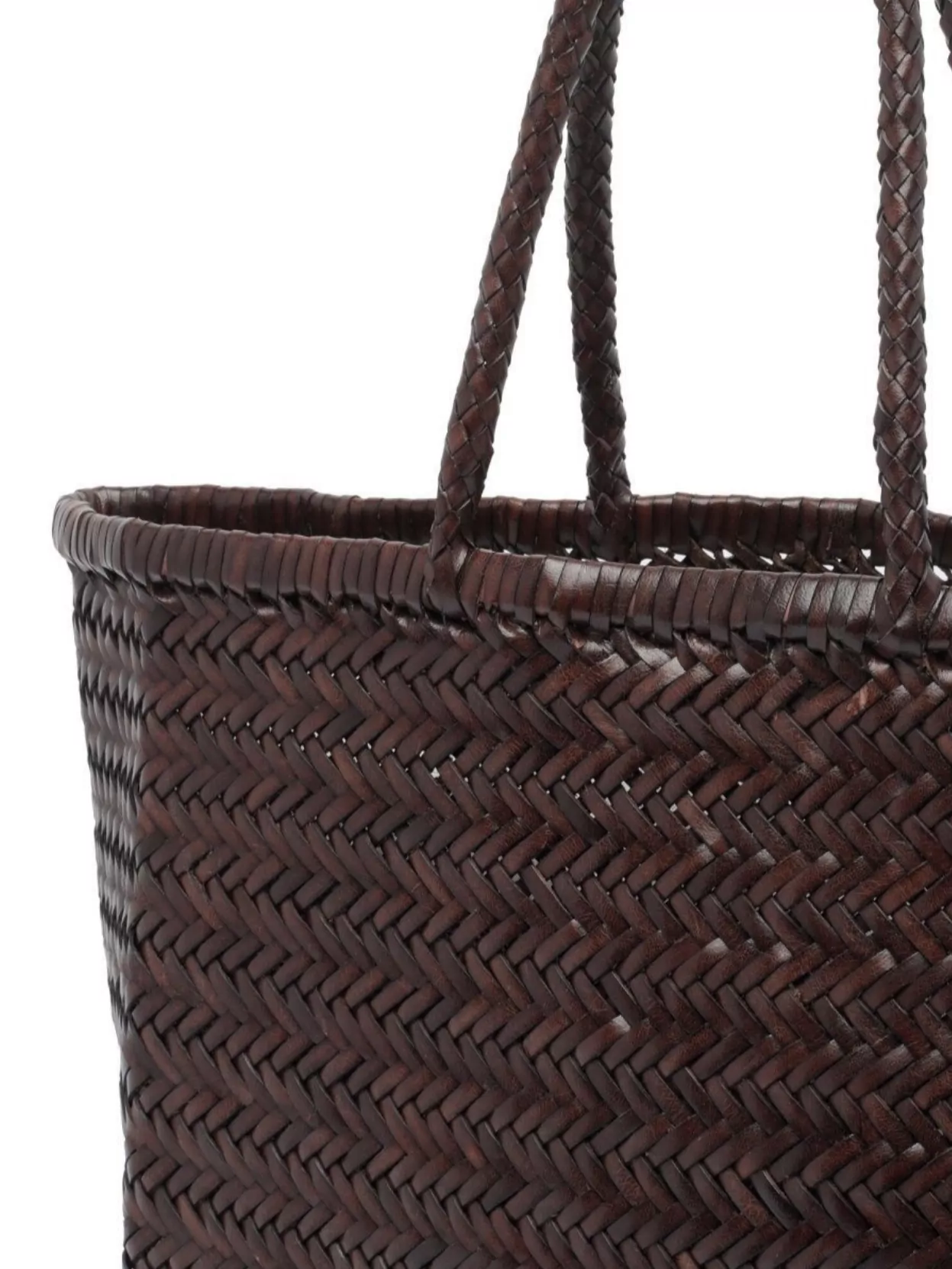 Dragon Diffusion Large Rectangular Woven Dual Handles