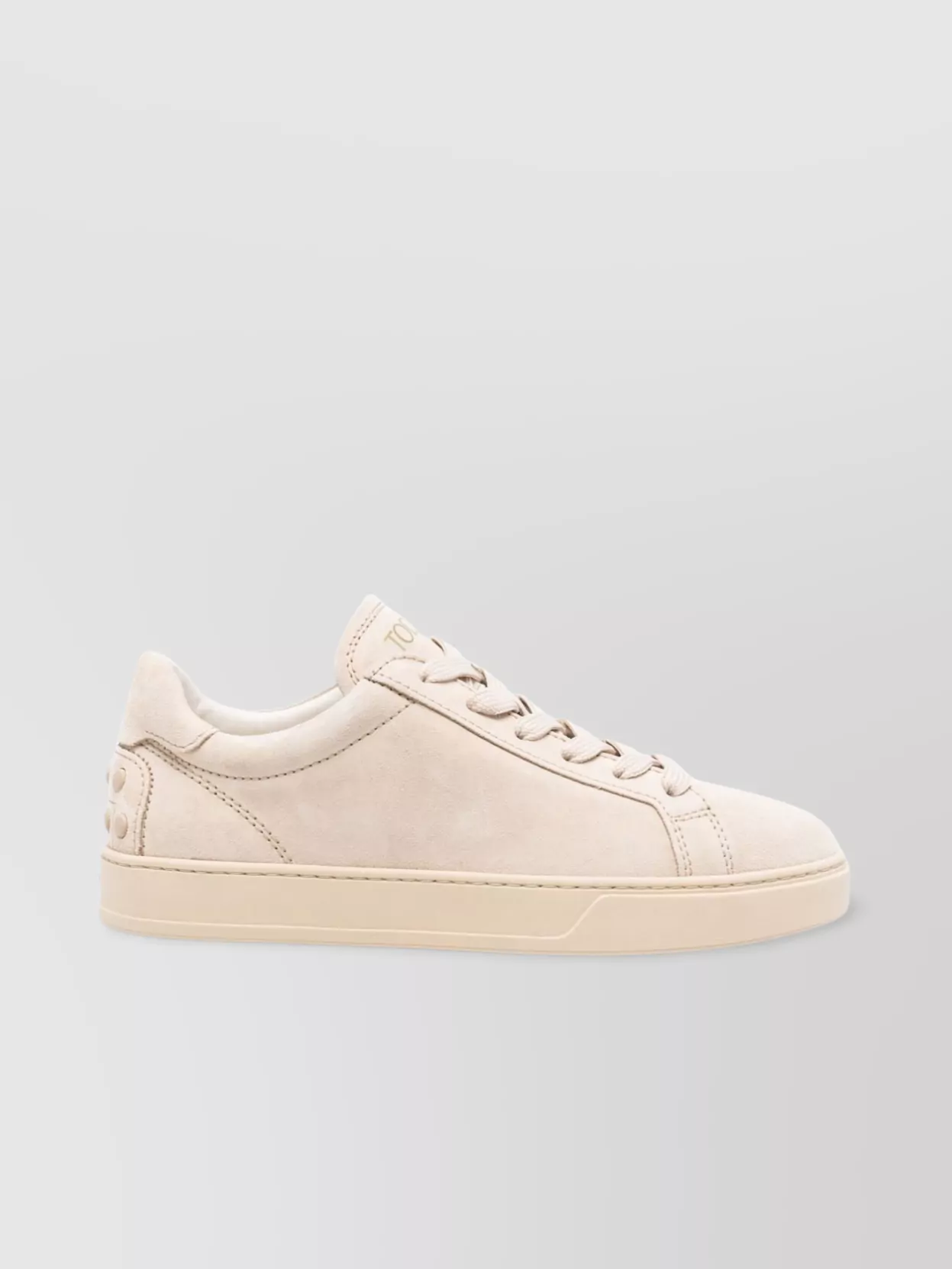 Tod's Suede Low-Top Sneakers Studded Detailing