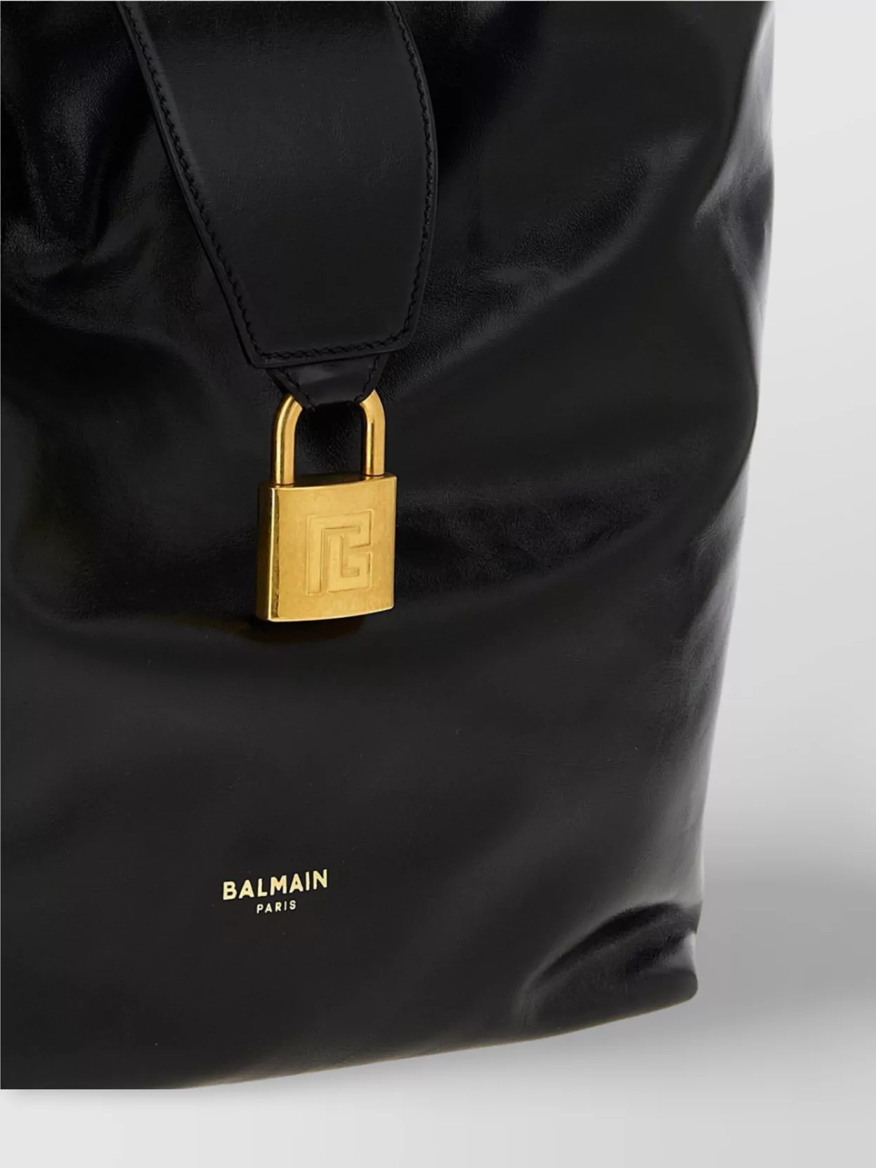 Balmain 'Chain Strap Padlock Detail' Shoulder Bag