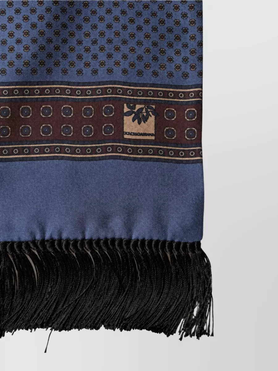 Dolce&Gabbana silk geometric scarf