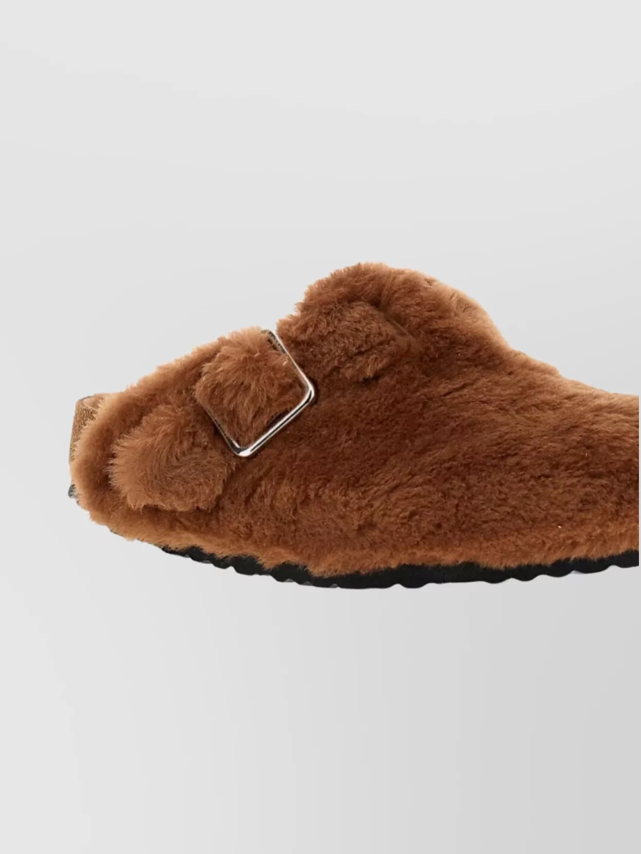 Birkenstock 1774 Shearling Clogs Featuring Buckle Detail In Animal Print