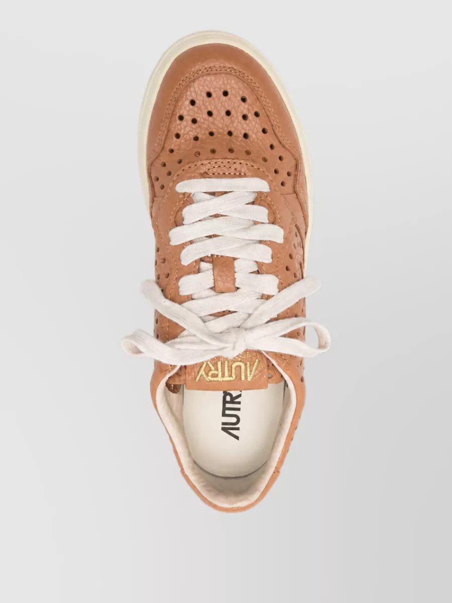 Autry Leather Lace-Up Sneakers