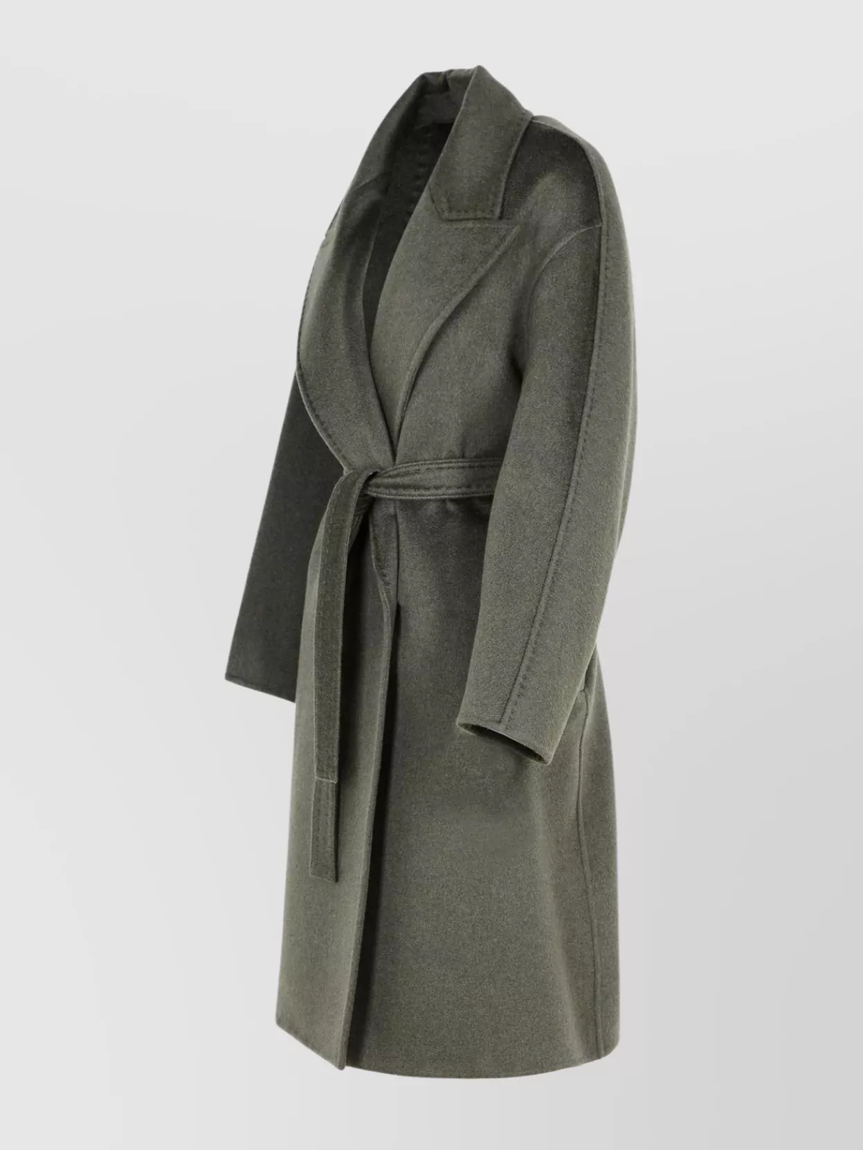 Max Mara 'Valle' Cashmere Coat Belted Waist
