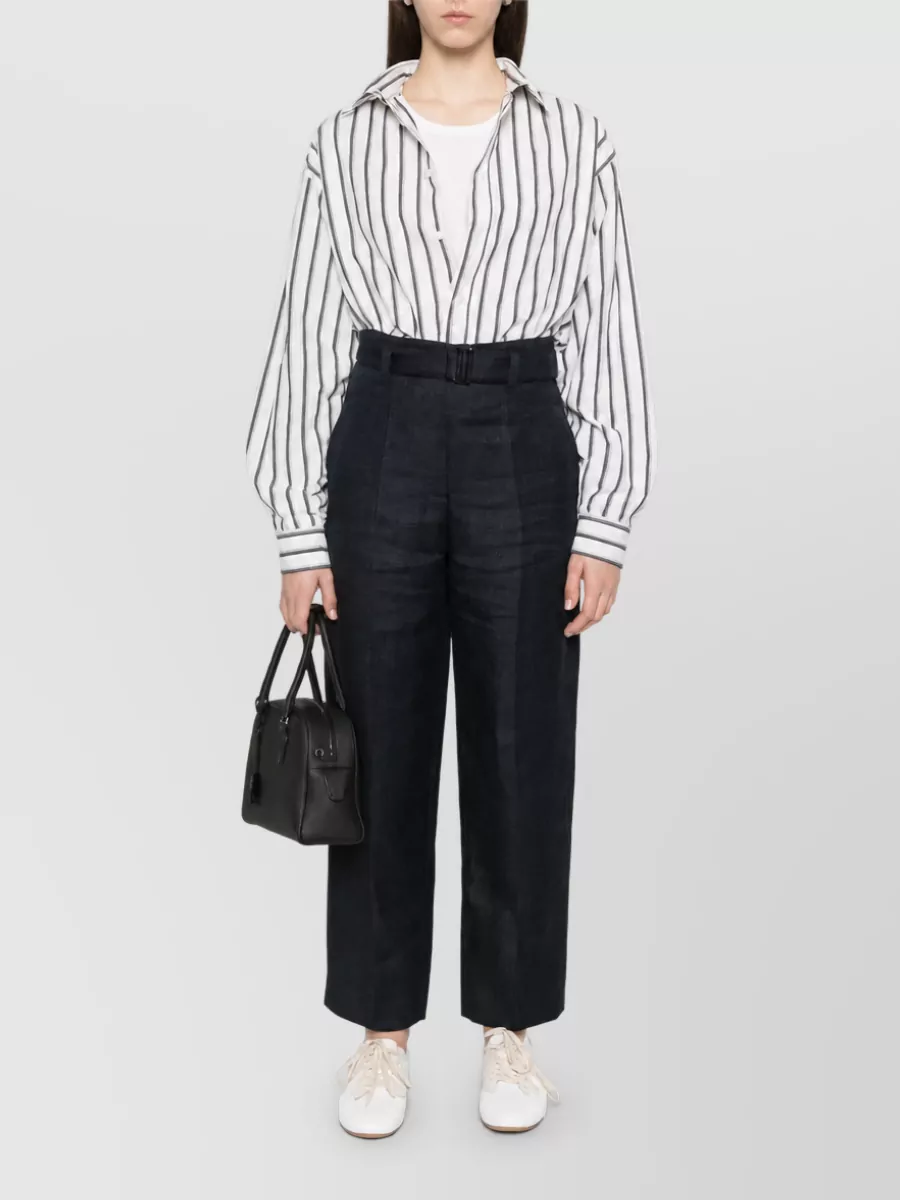 Brunello Cucinelli Linen Tailored Trousers