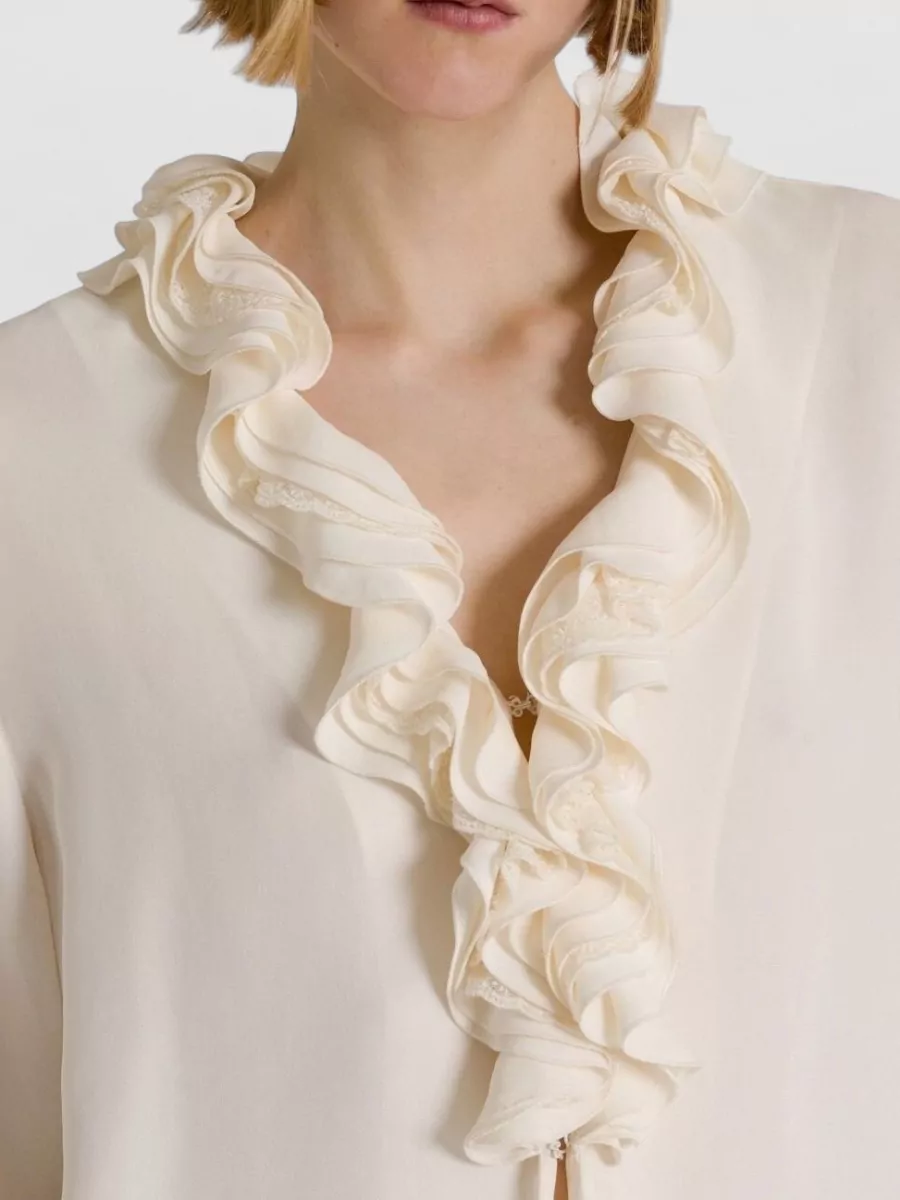 Alberta Ferretti Georgette Blouse