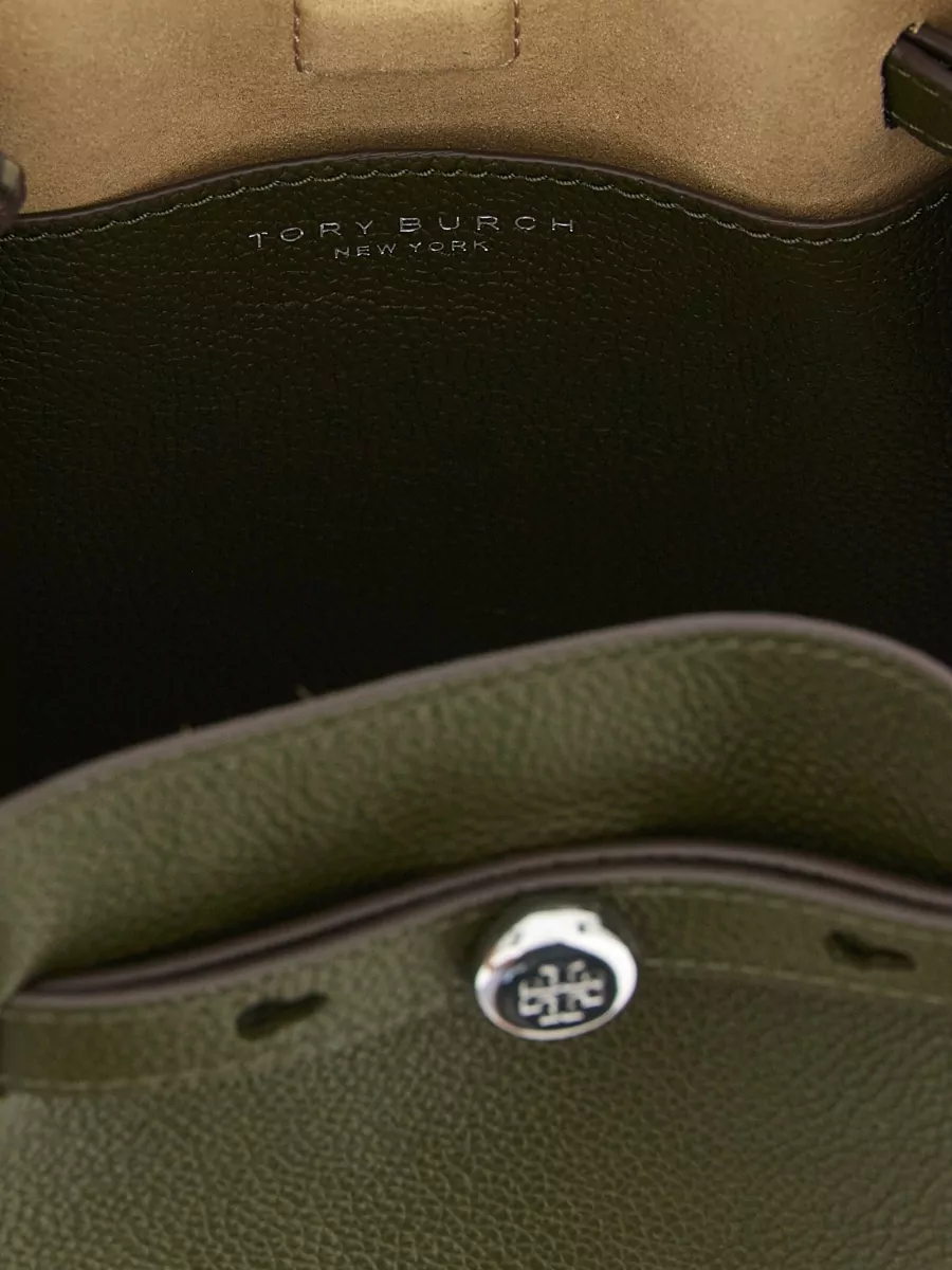 Tory Burch Romy Leather Bucket Bag
