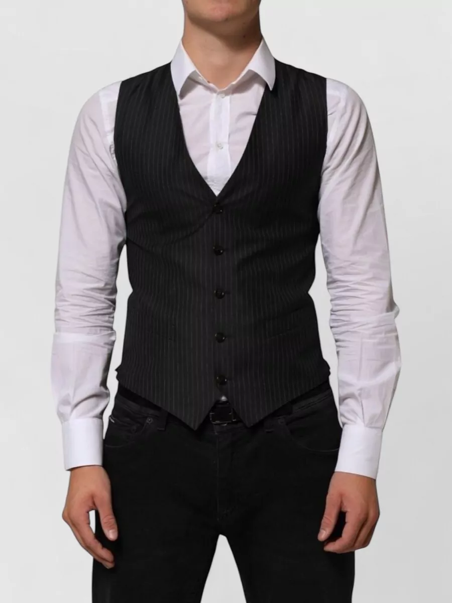 Dolce&Gabbana wool silk waistcoat