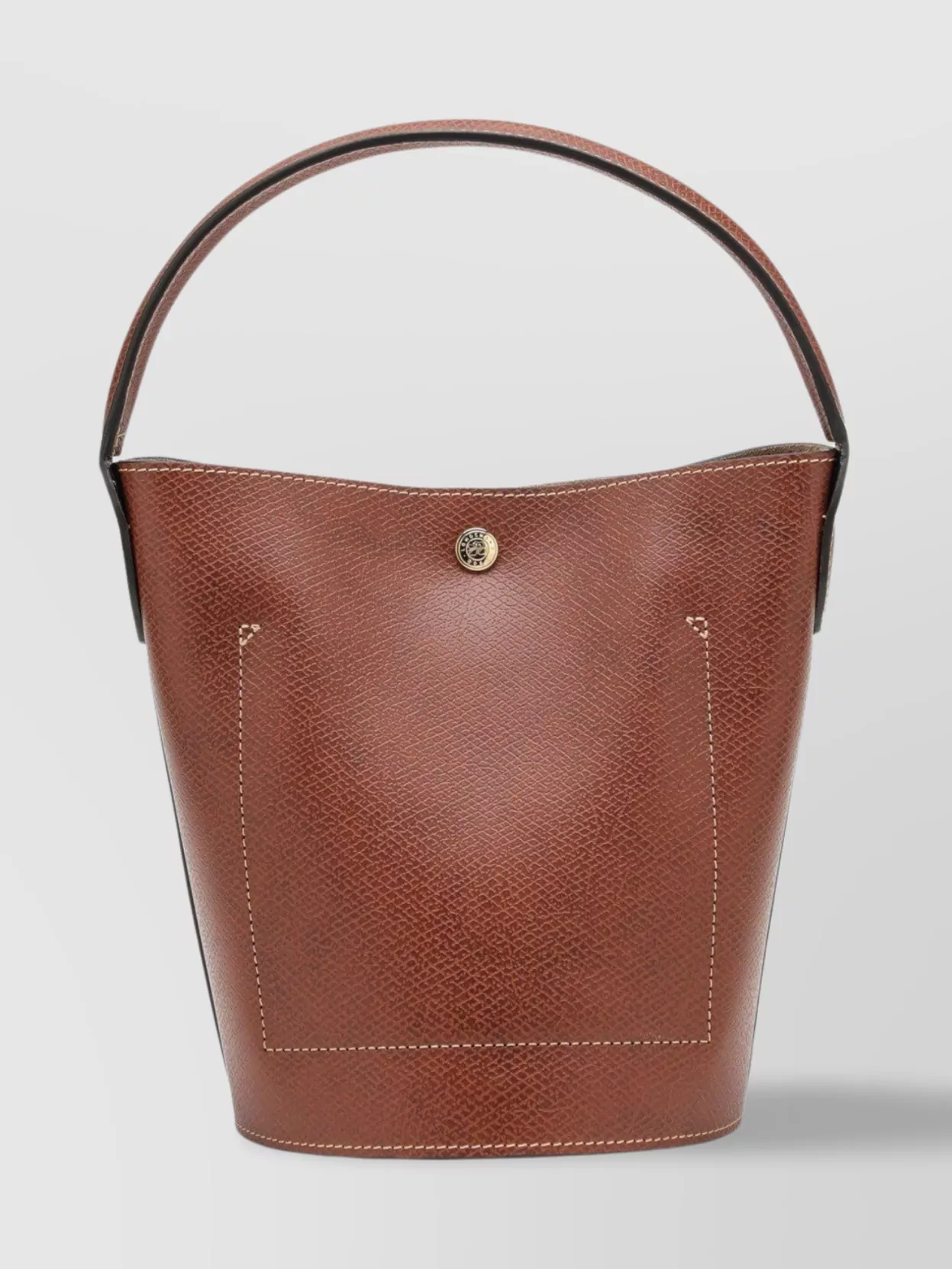 Longchamp Bucket Bag With Chic Contrast Stitching