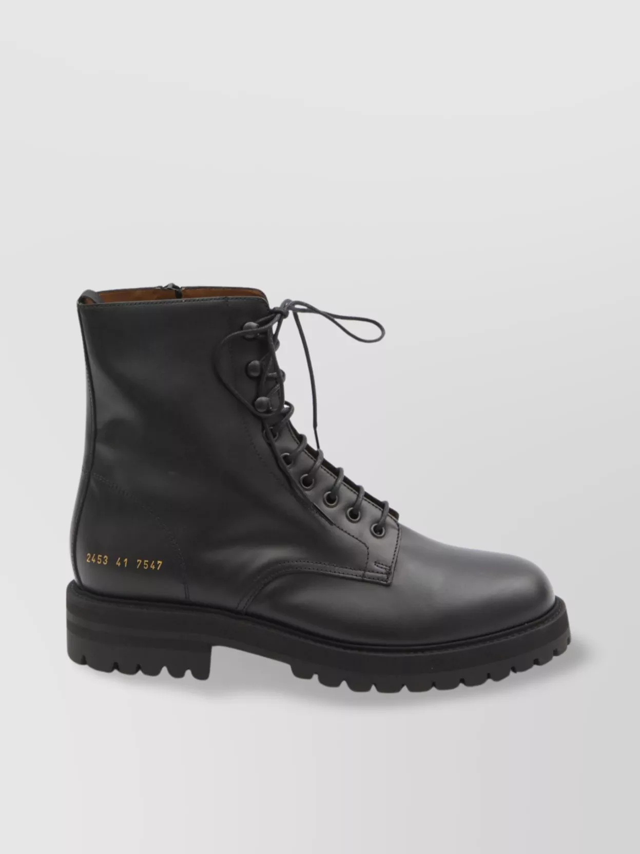 Common Projects Military Style Leather Combat Boots