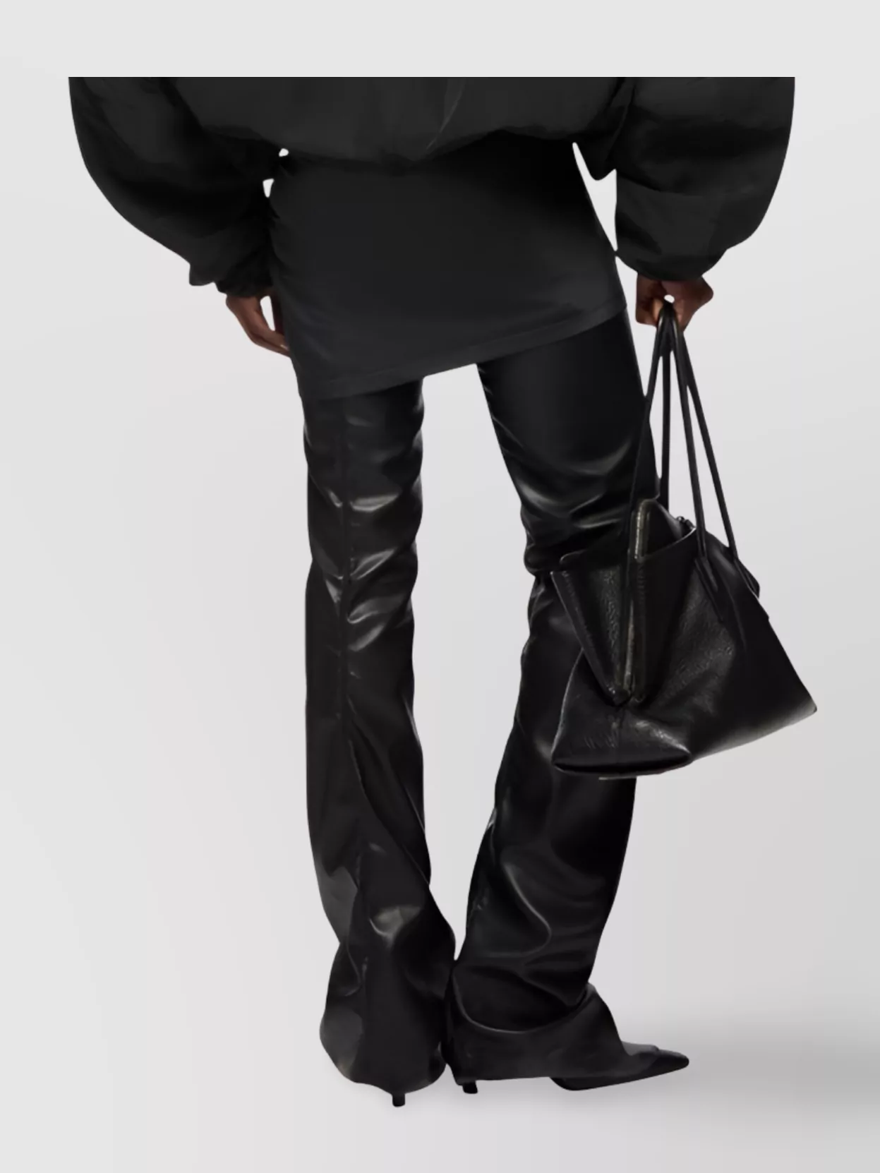 The Attico Oversized Hooded Bomber Jacket