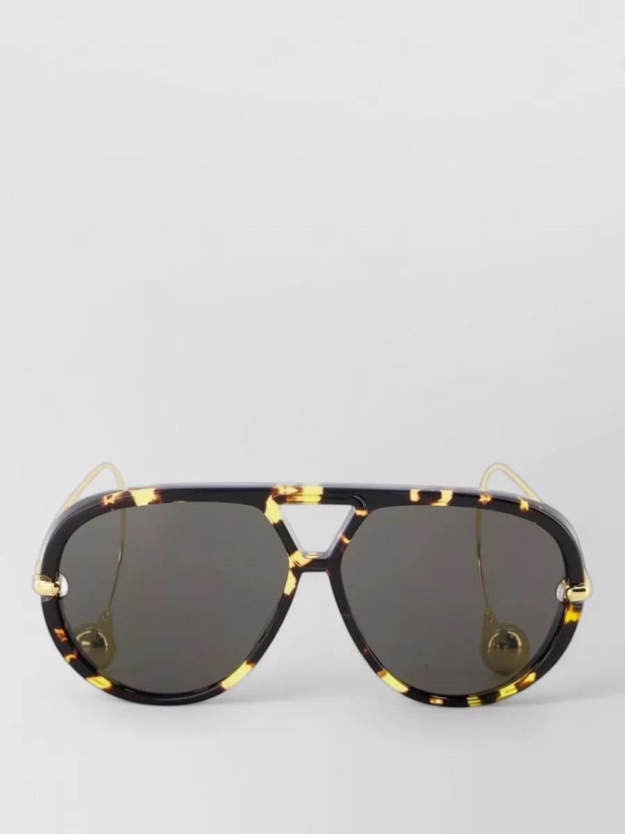 Bottega Veneta acetate geometric sunglasses