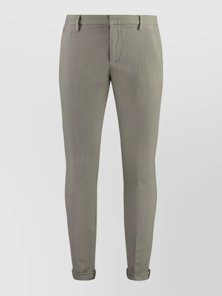 Dondup cotton chino trousers