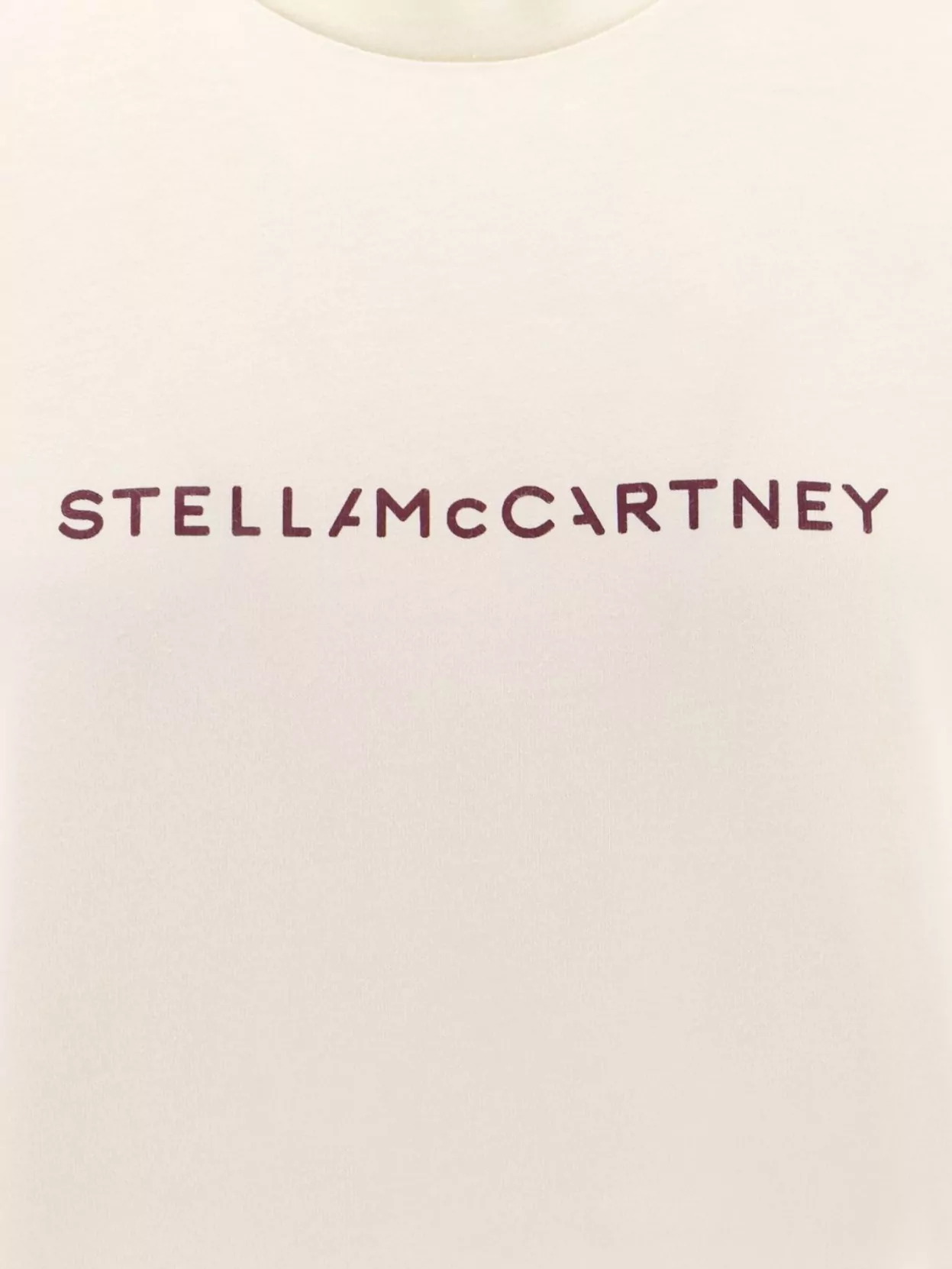 Stella Mccartney Logo Print Cotton T-Shirt