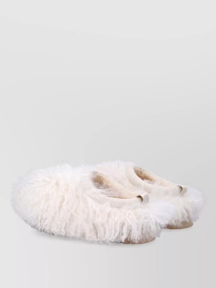 Ugg shearling platform slippers