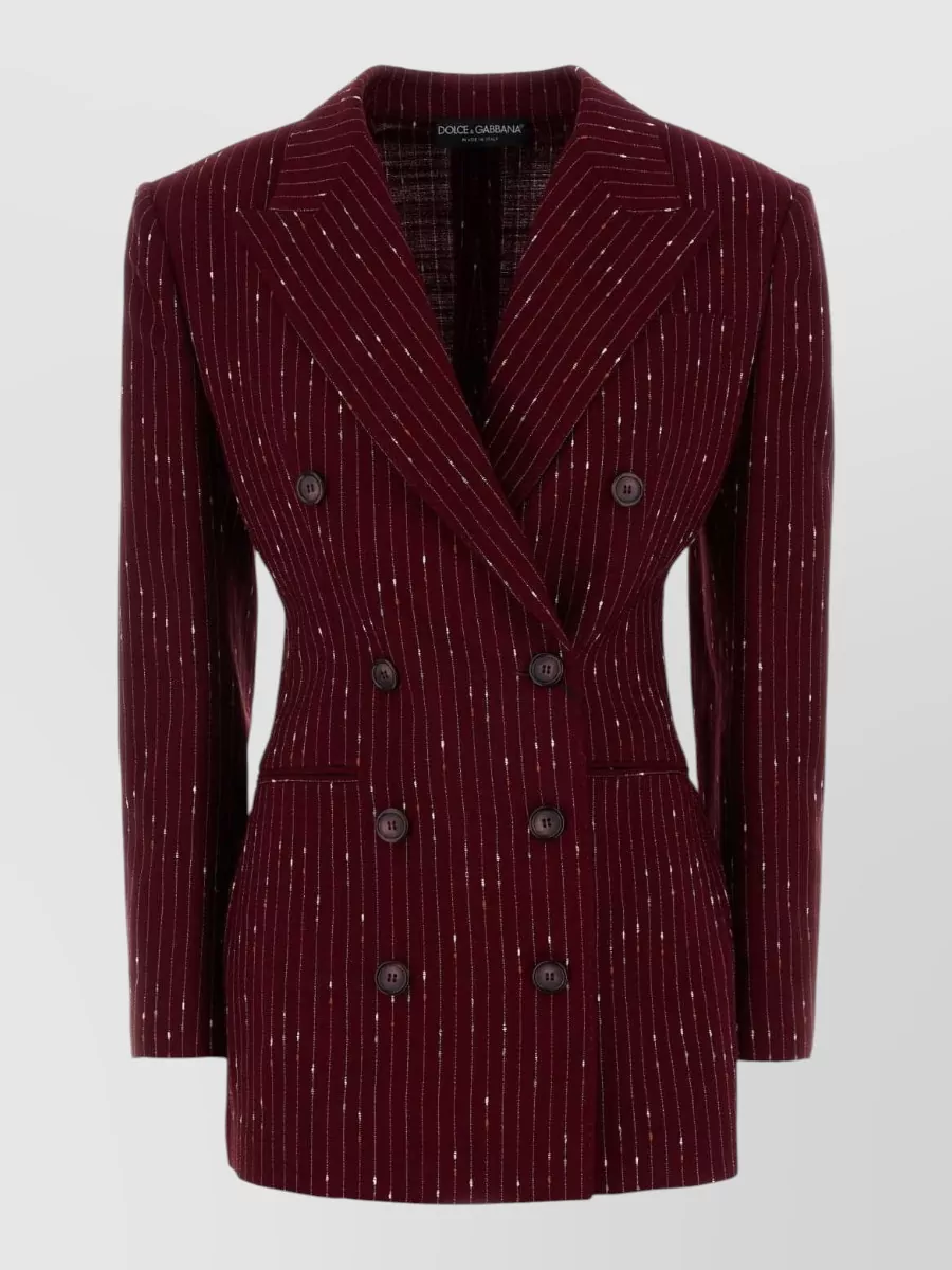 Dolce&Gabbana Embroidered Tweed Blazer