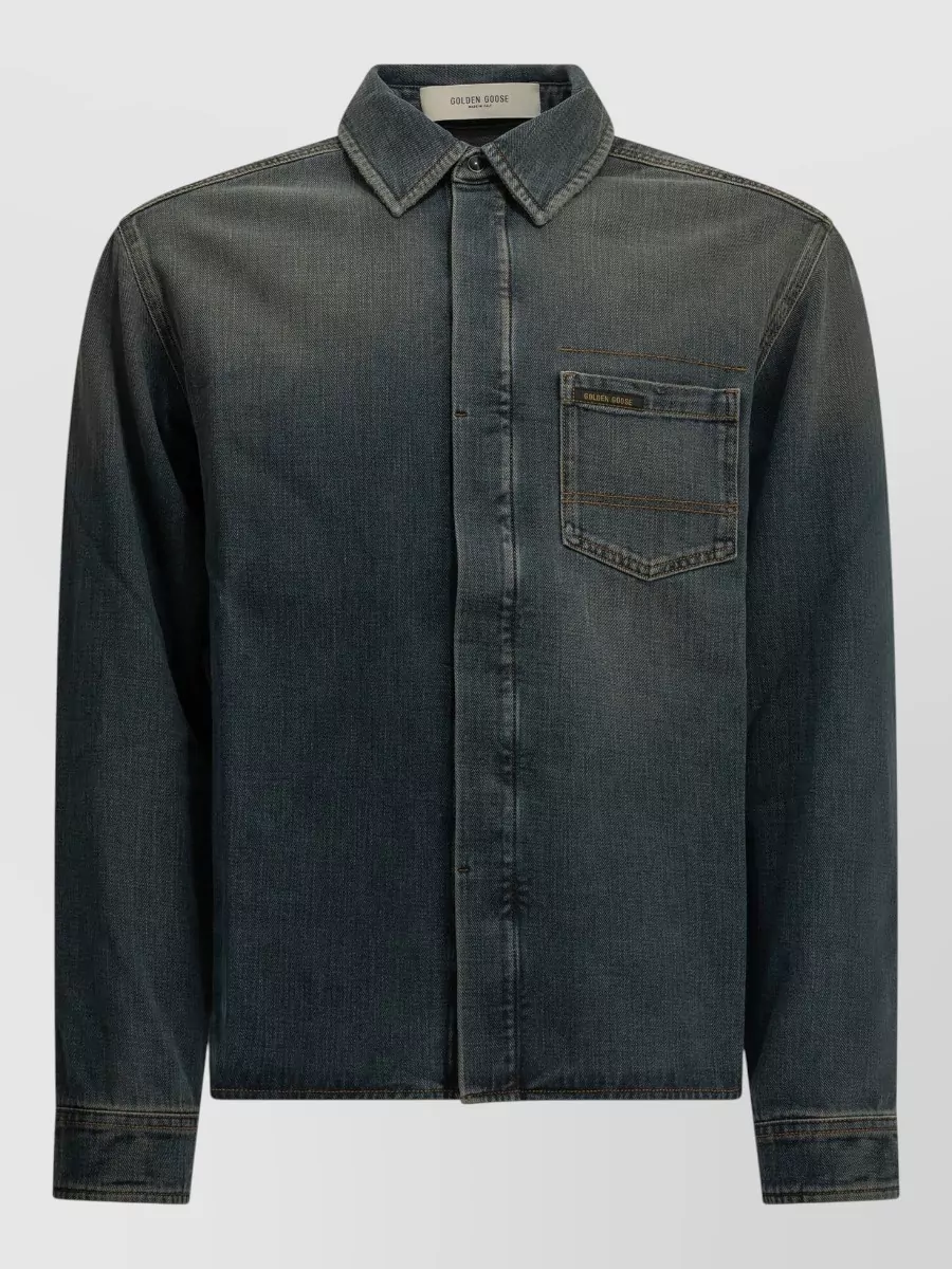 Golden Goose denim boxy shirt