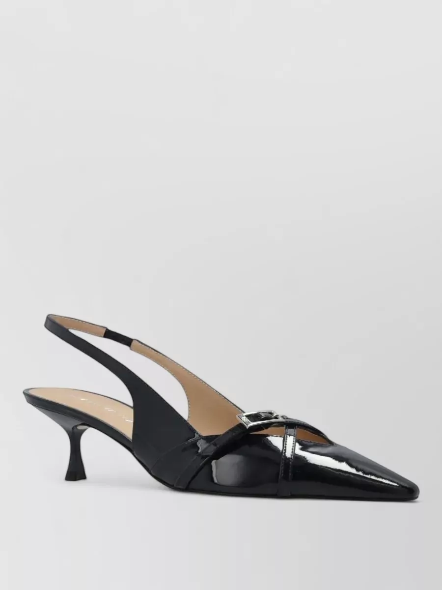 Stuart Weitzman Patent Leather Slingback Pumps