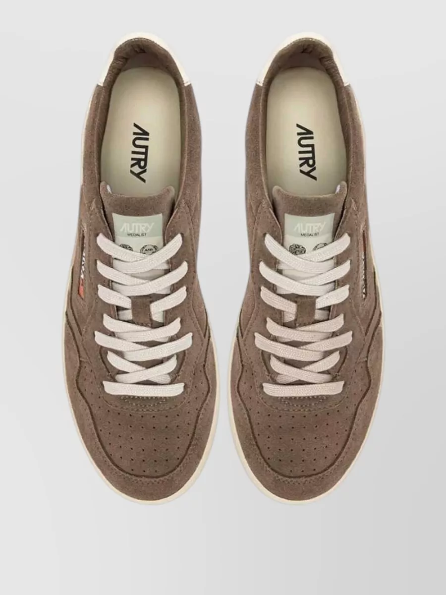 Autry Suede Low-Top Sneakers