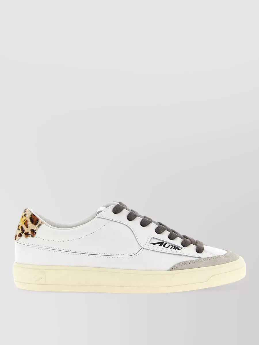 Autry Leather Windscape Low Lace-Up Sneakers