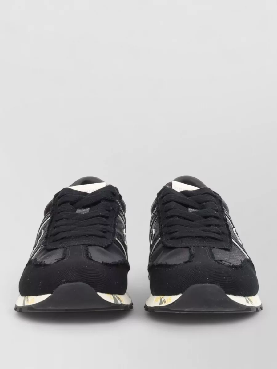Premiata Low Top Sneakers Contrast Sole Design In Multi