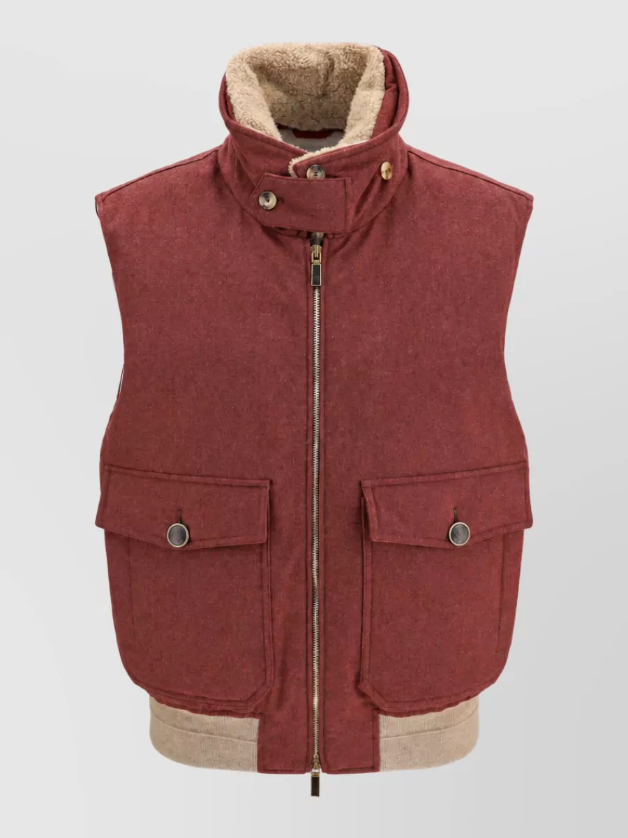 Brunello Cucinelli wool padded vest