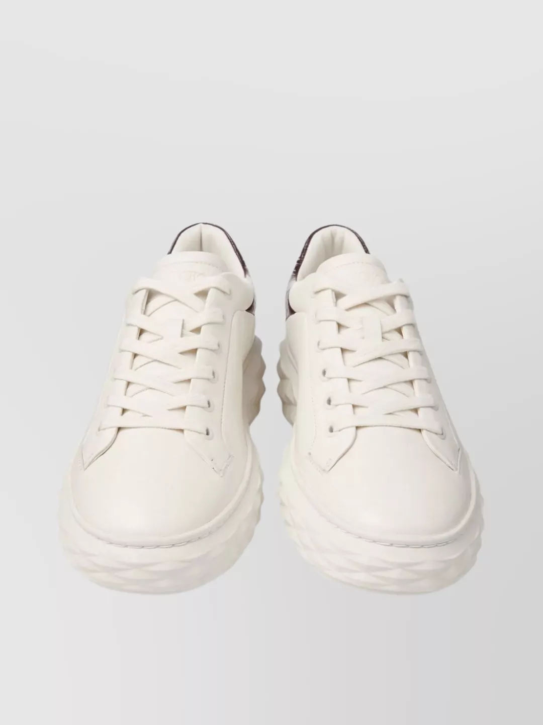 Jimmy Choo Sculptural Oversize Leather Sneakers
