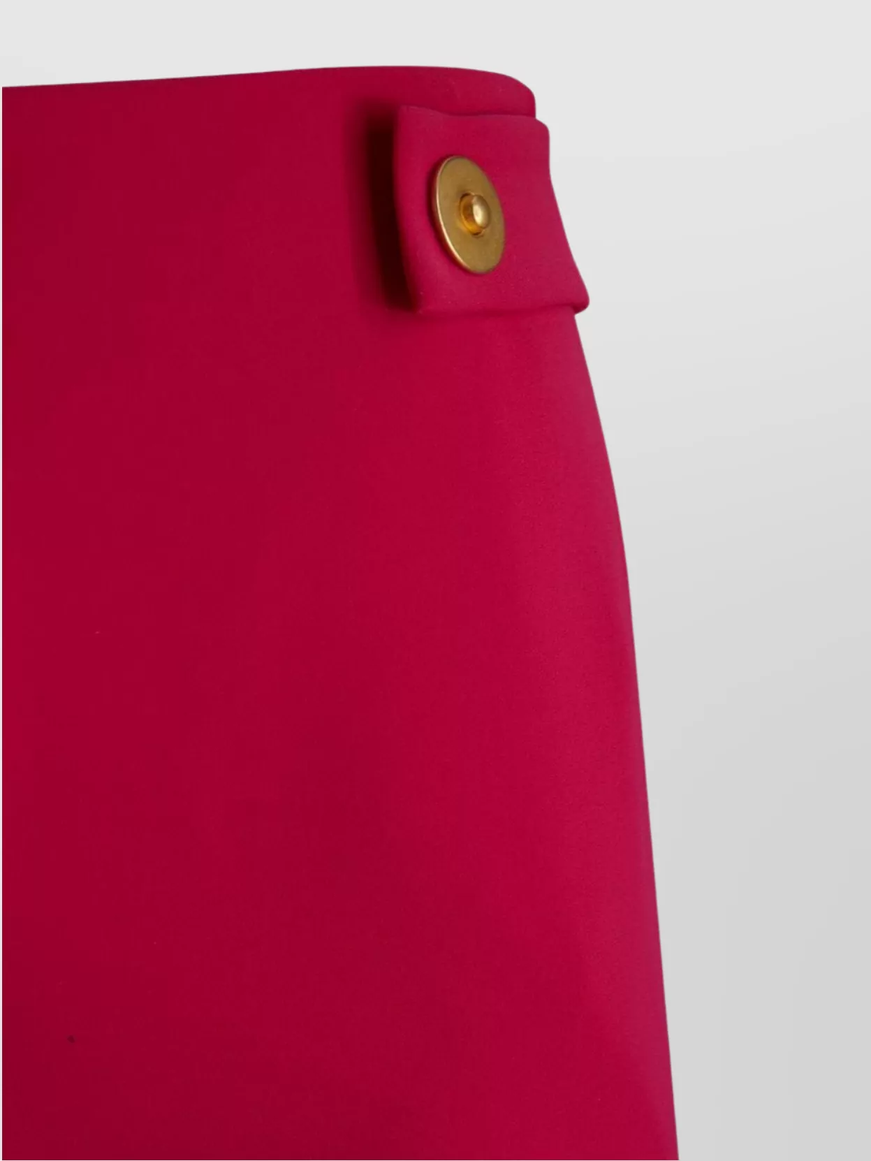 Giorgio Armani High Waist Wide Leg Trousers With Golden Buttons