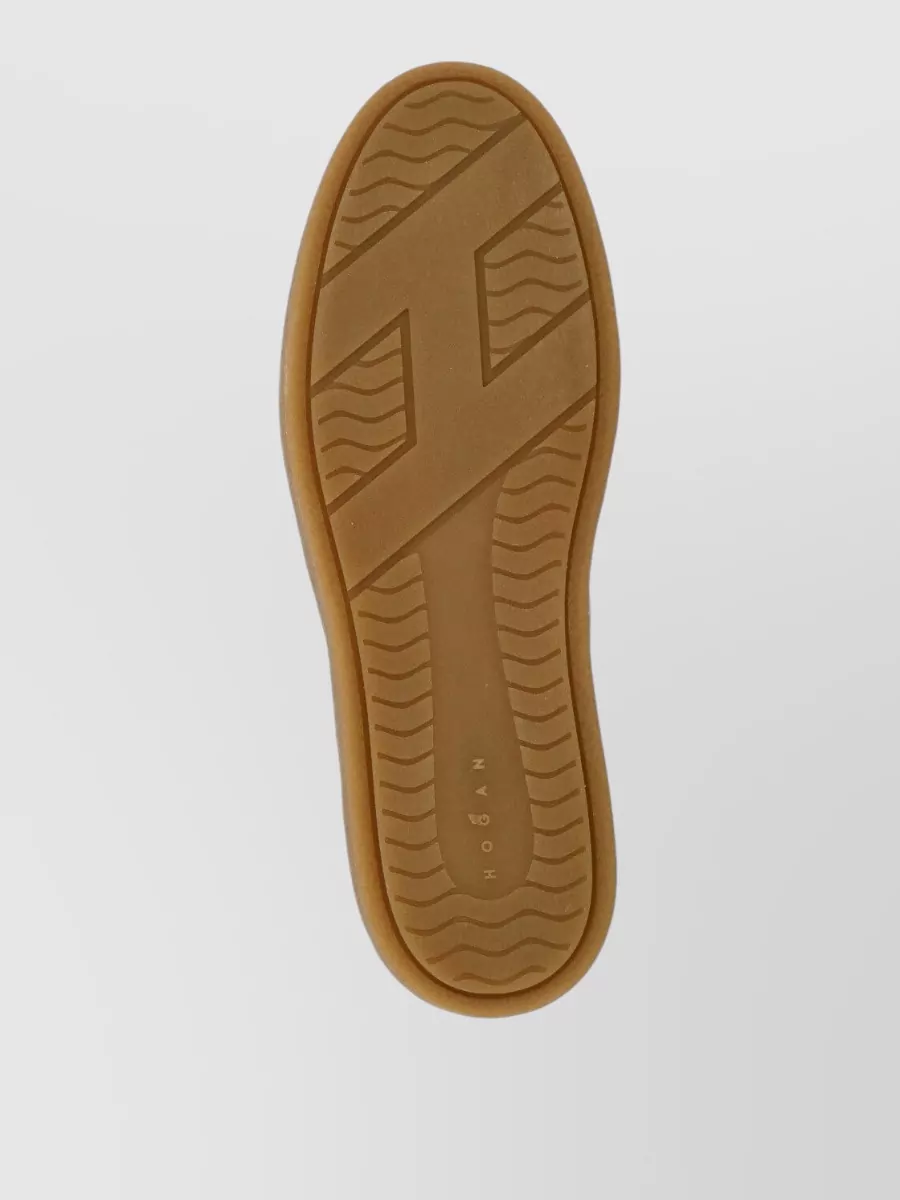 Hogan Calf Leather Low-Top Sneakers