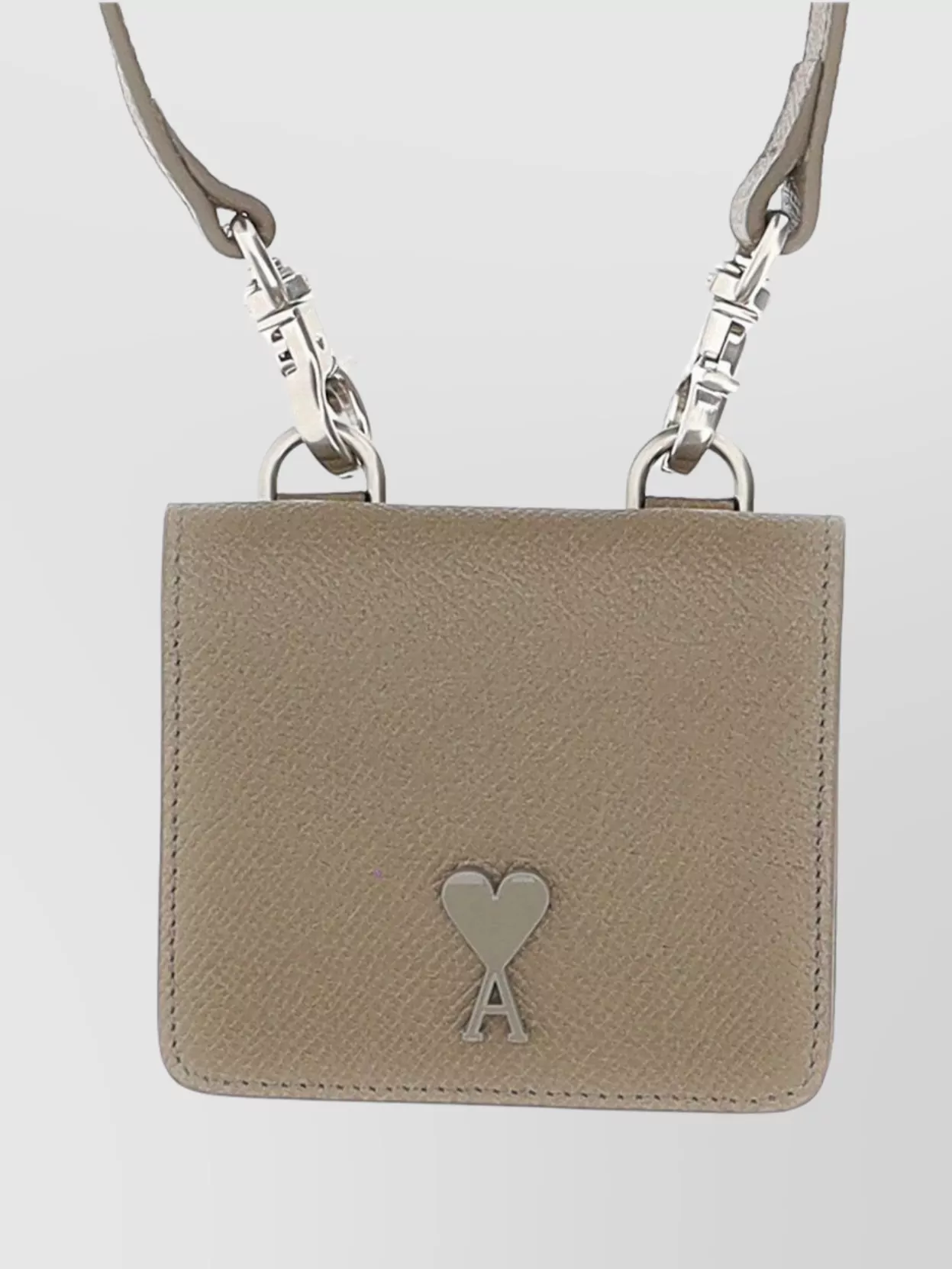 Shop Ami Alexandre Mattiussi Zipped Card Holder Strap