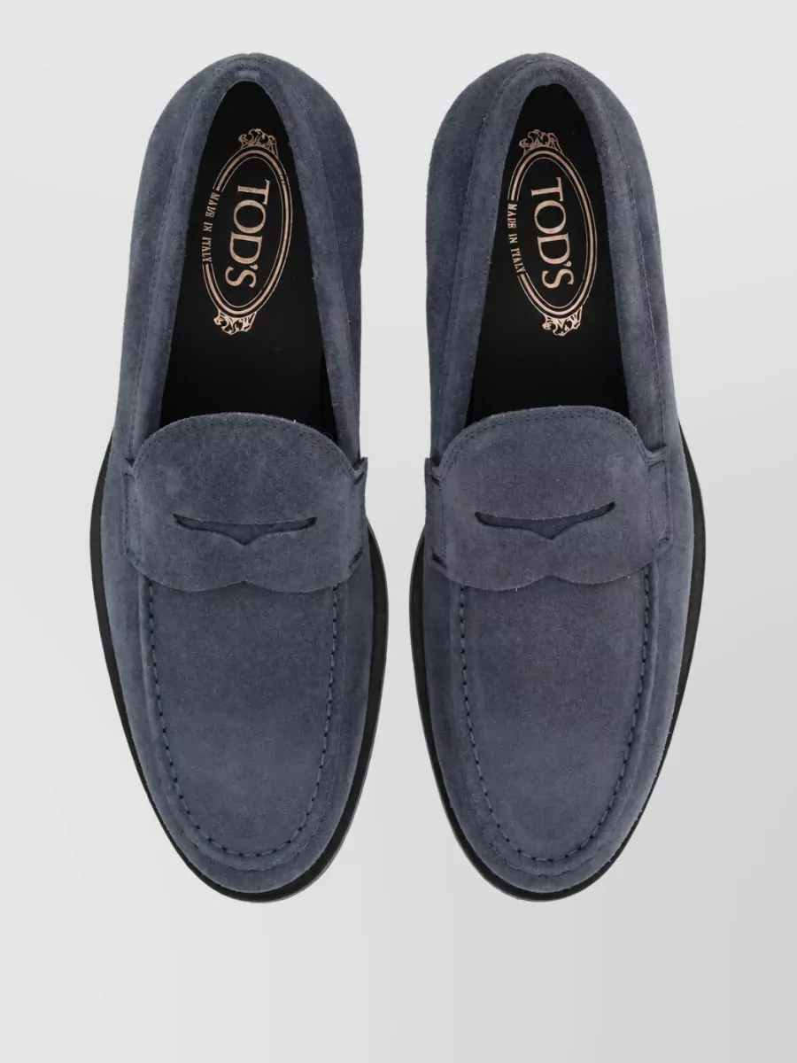 Tod's Suede Leather Loafers