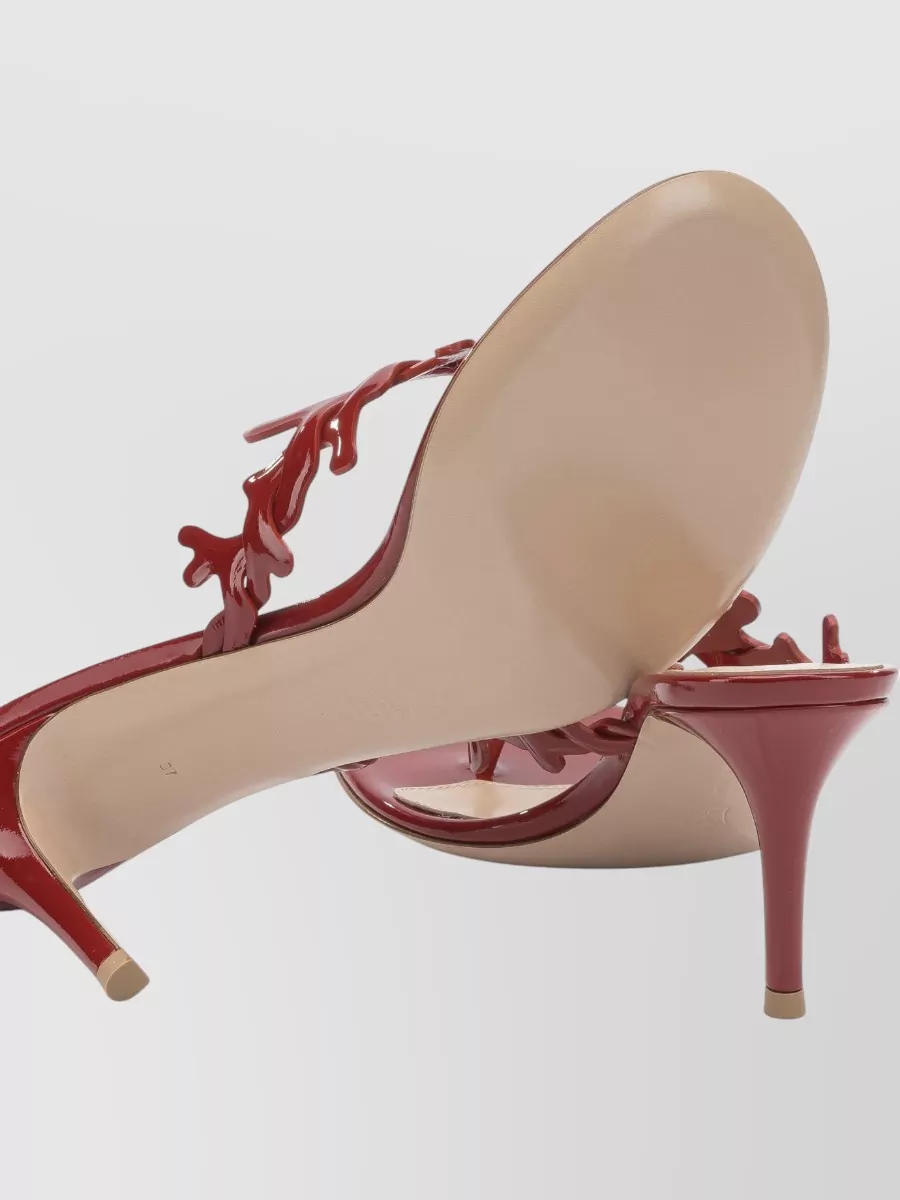 Gianvito Rossi Ocean Thong Sandals 70 Mm Thin Sole In Brown