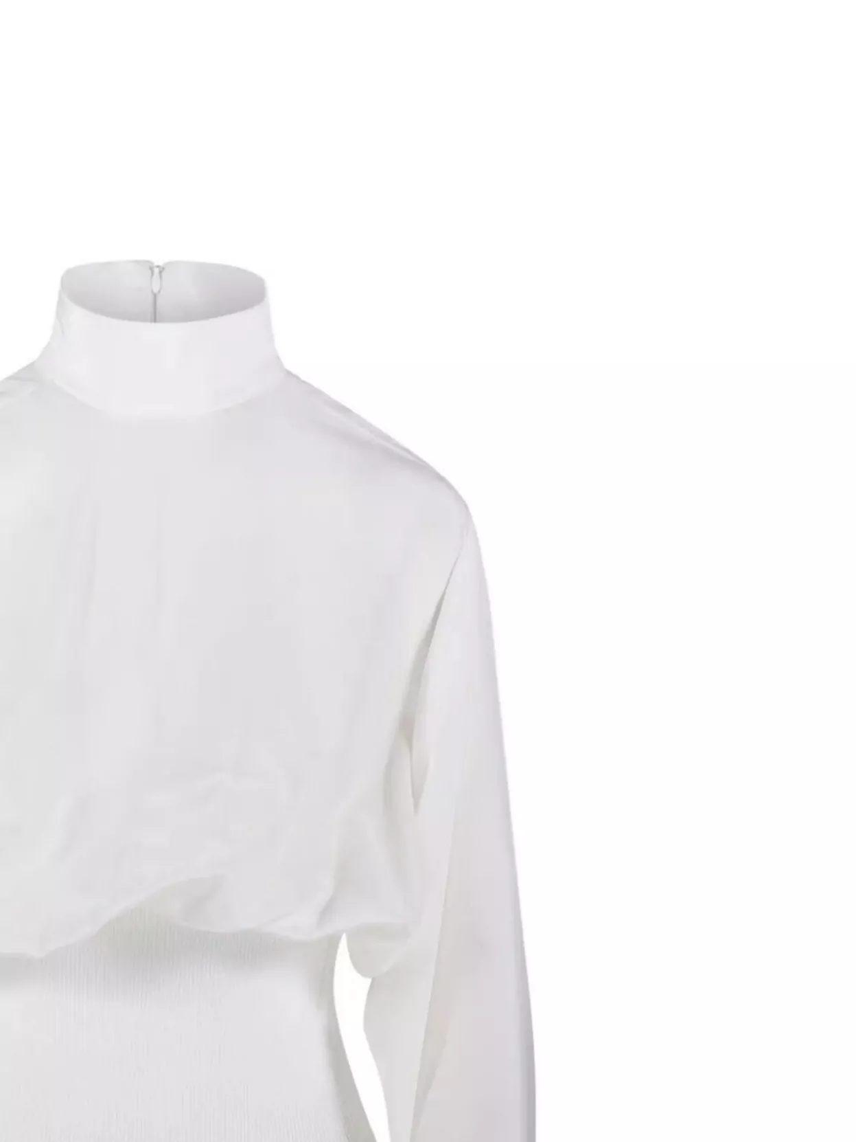 Sportmax High Neck Long Sleeve Shirt