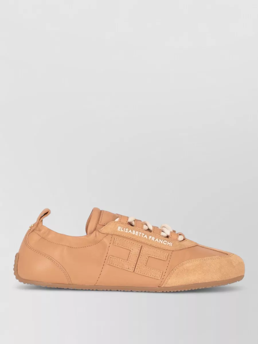 Elisabetta Franchi Leather Lace-Up Shoes