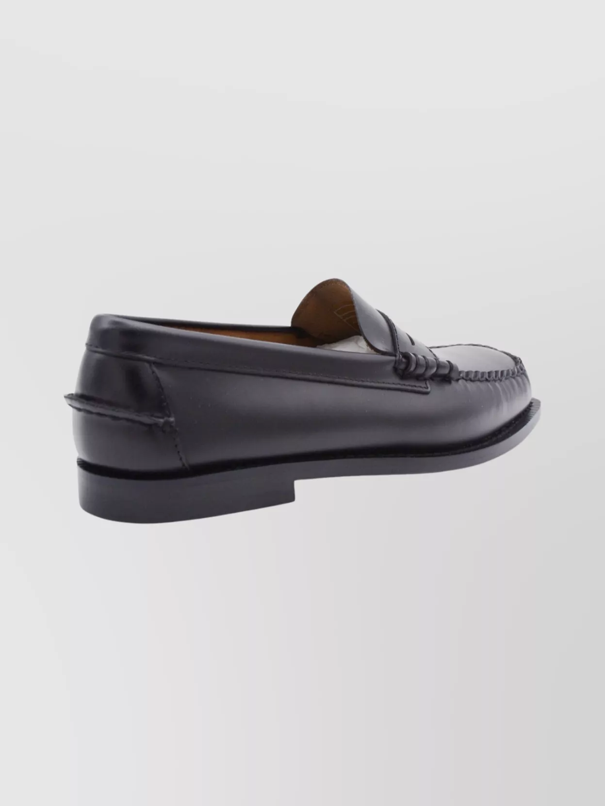Sebago Moc Toe Penny Strap Slip-on Loafers In Black