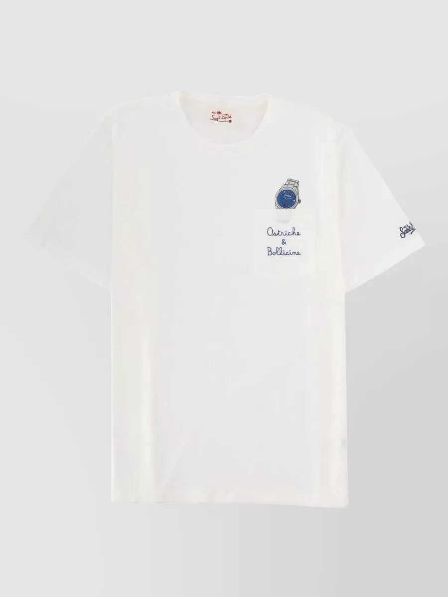Mc2 Saint Barth embroidered cotton t-shirt