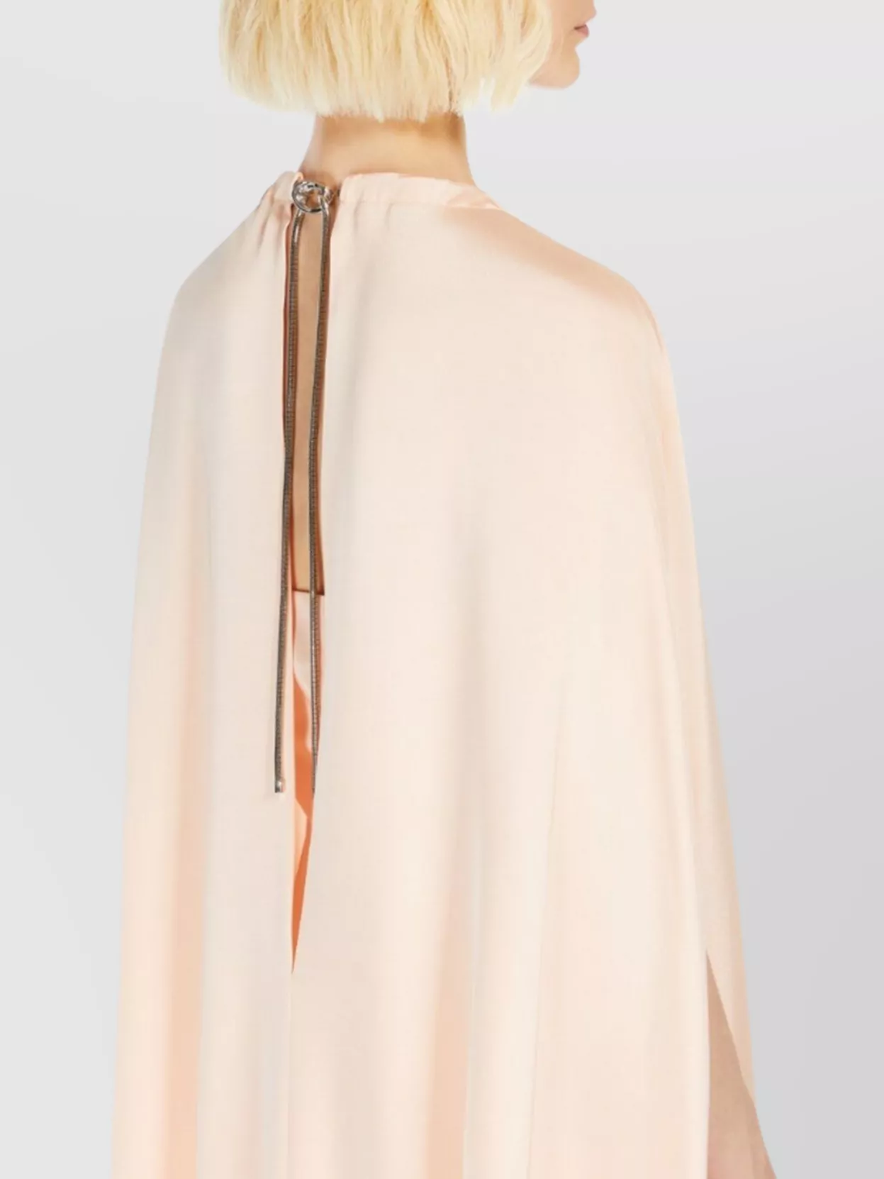 Max Mara Silk Crêpe De Chine Dress With American Neckline