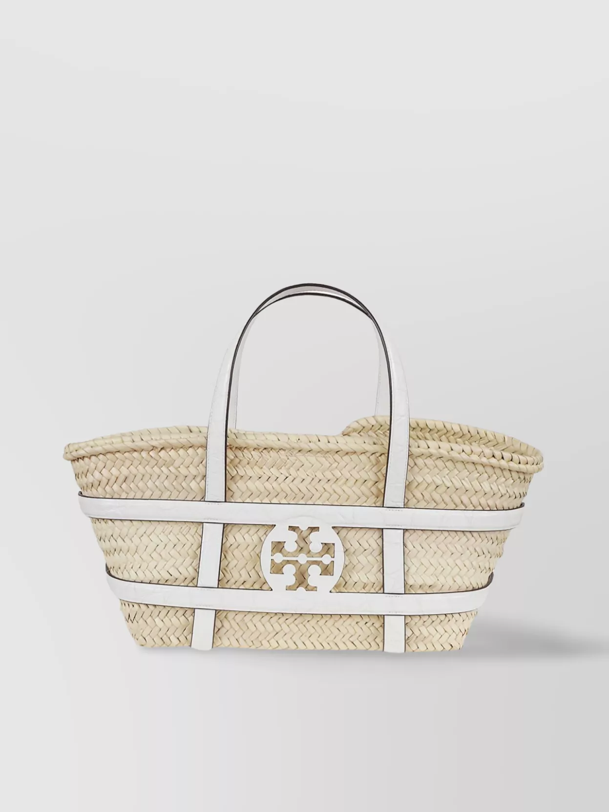 Tory Burch Straw Basket Tote Bag
