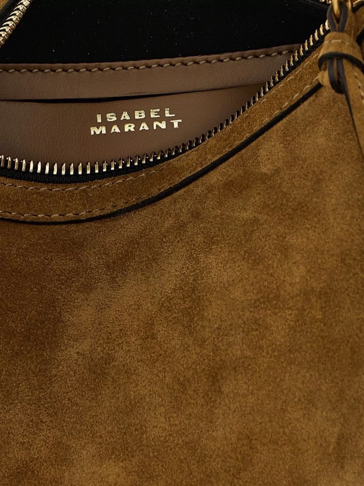 Isabel Marant Moon Shoulder Bag With Suede Finish And Studs