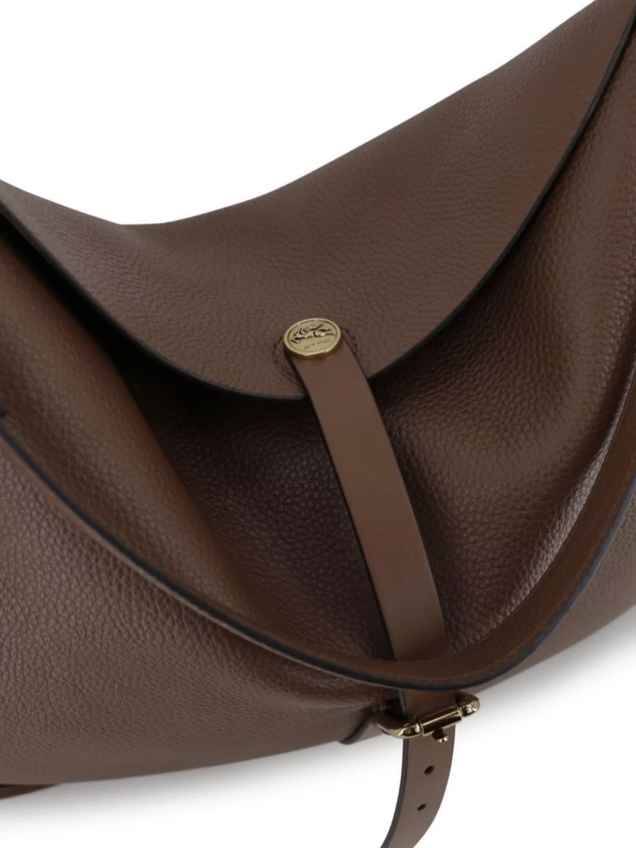 Etro Hammered Leather Calfskin Handbag