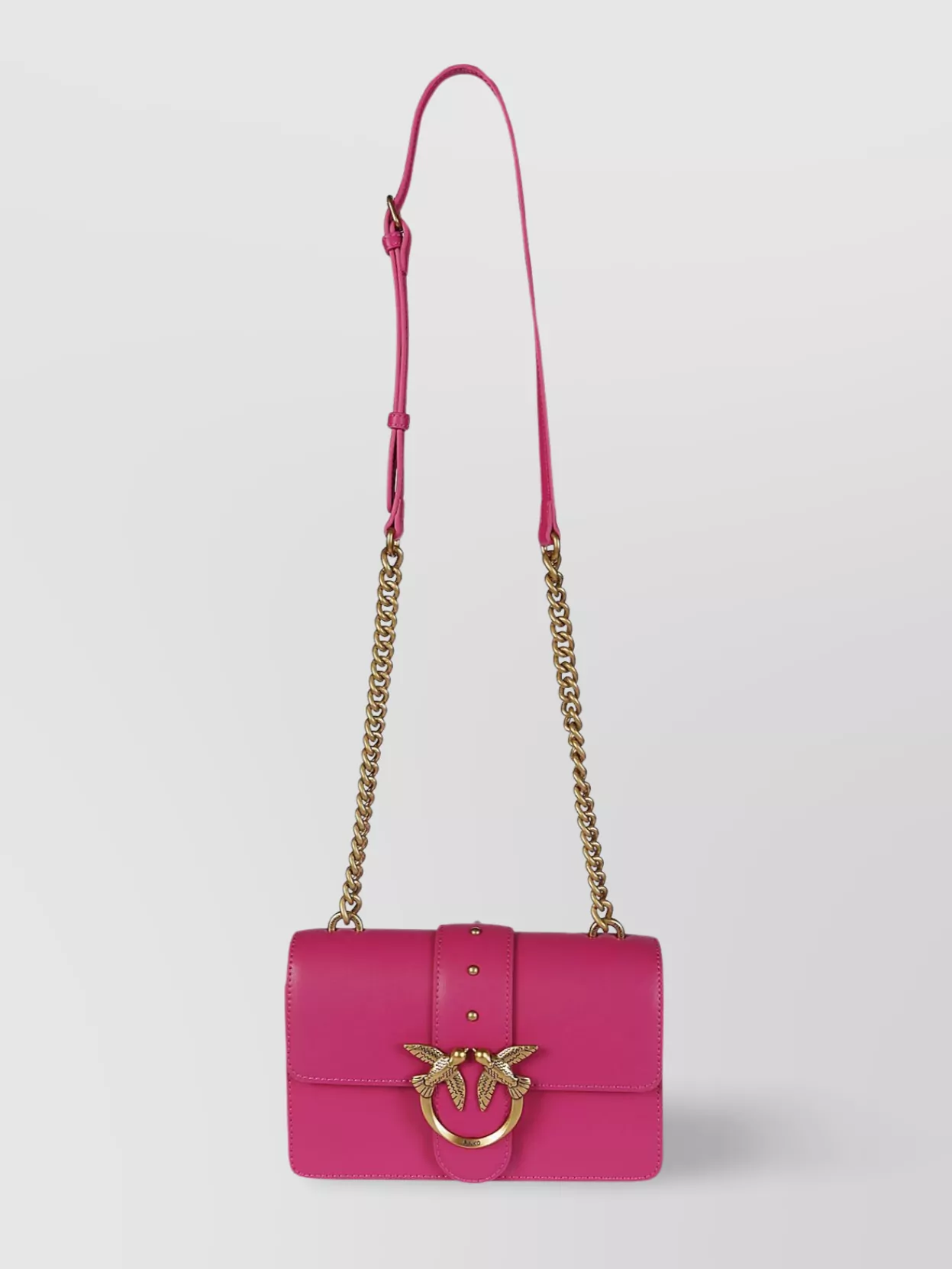 Shop Pinko Love Simply Mini Silk Cross-body Bag