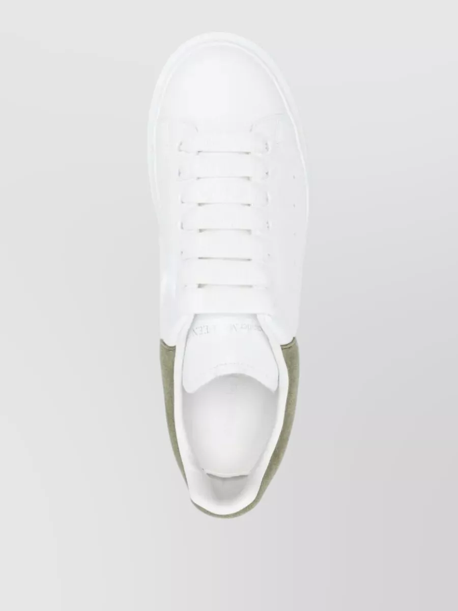 Alexander Mcqueen Leather Oversized Low-Top Sneakers