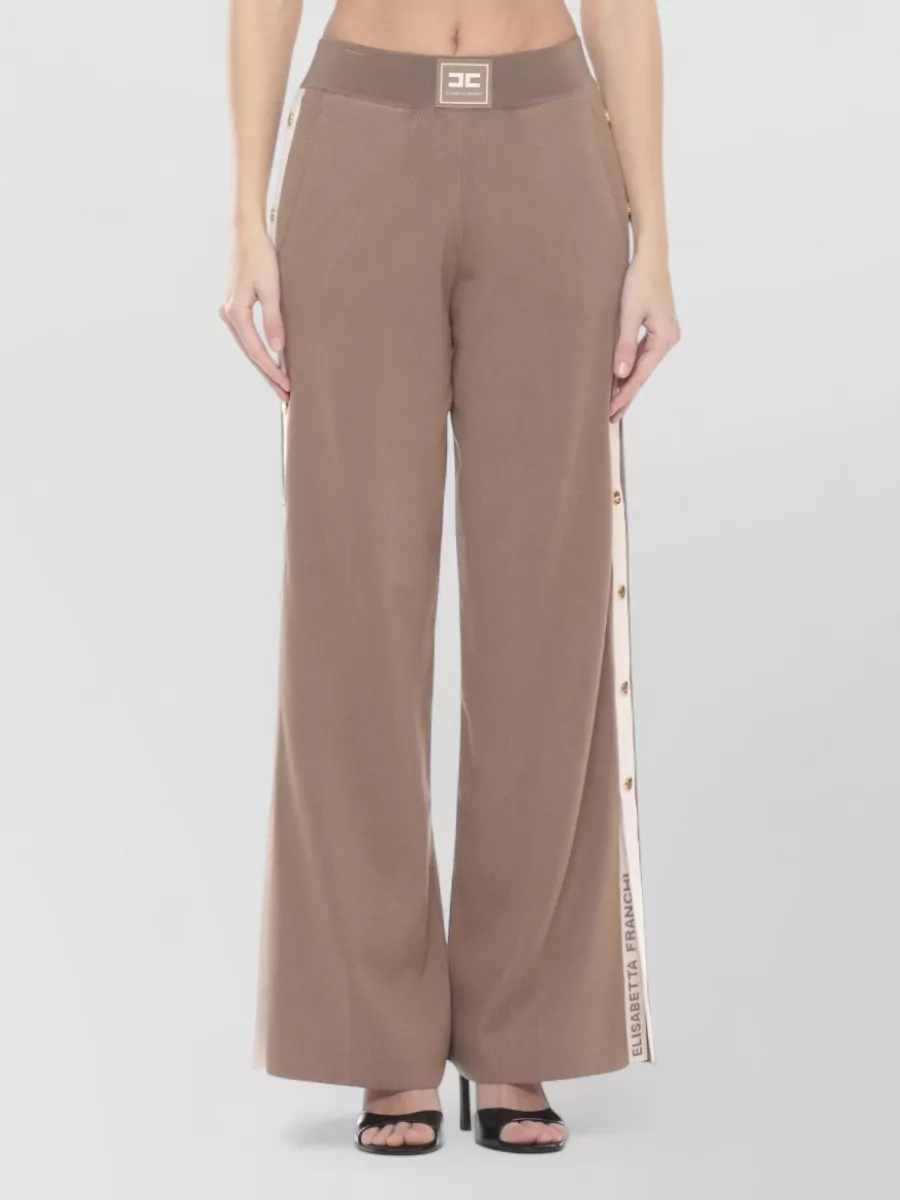 Elisabetta Franchi Wide-Leg Trousers