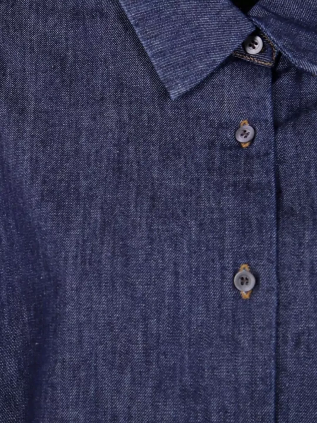 Dries Van Noten Casual Denim Long Sleeve Shirt In Blue