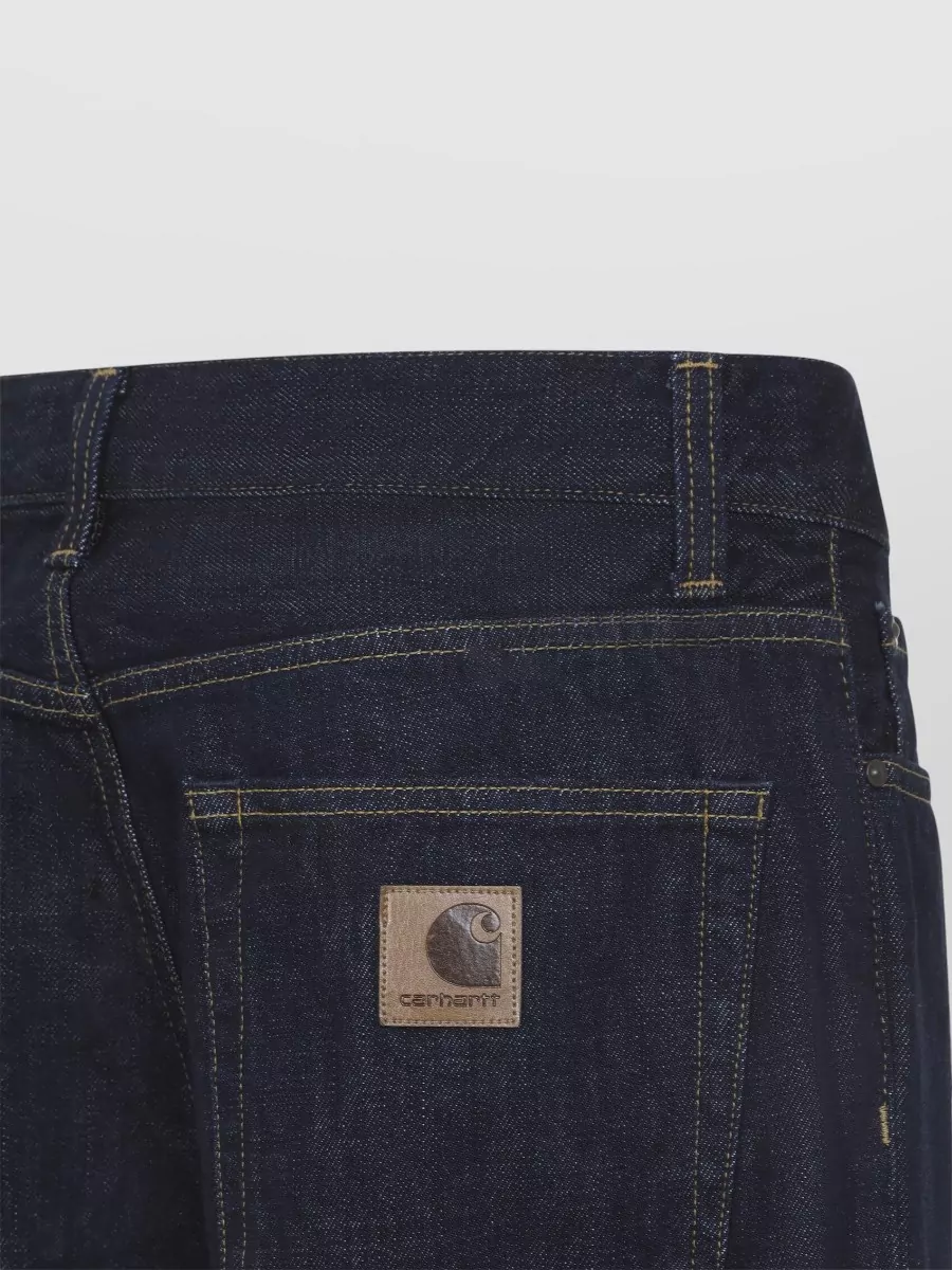 Carhartt Wip Cotton Wide-Leg Straight-Leg Trousers